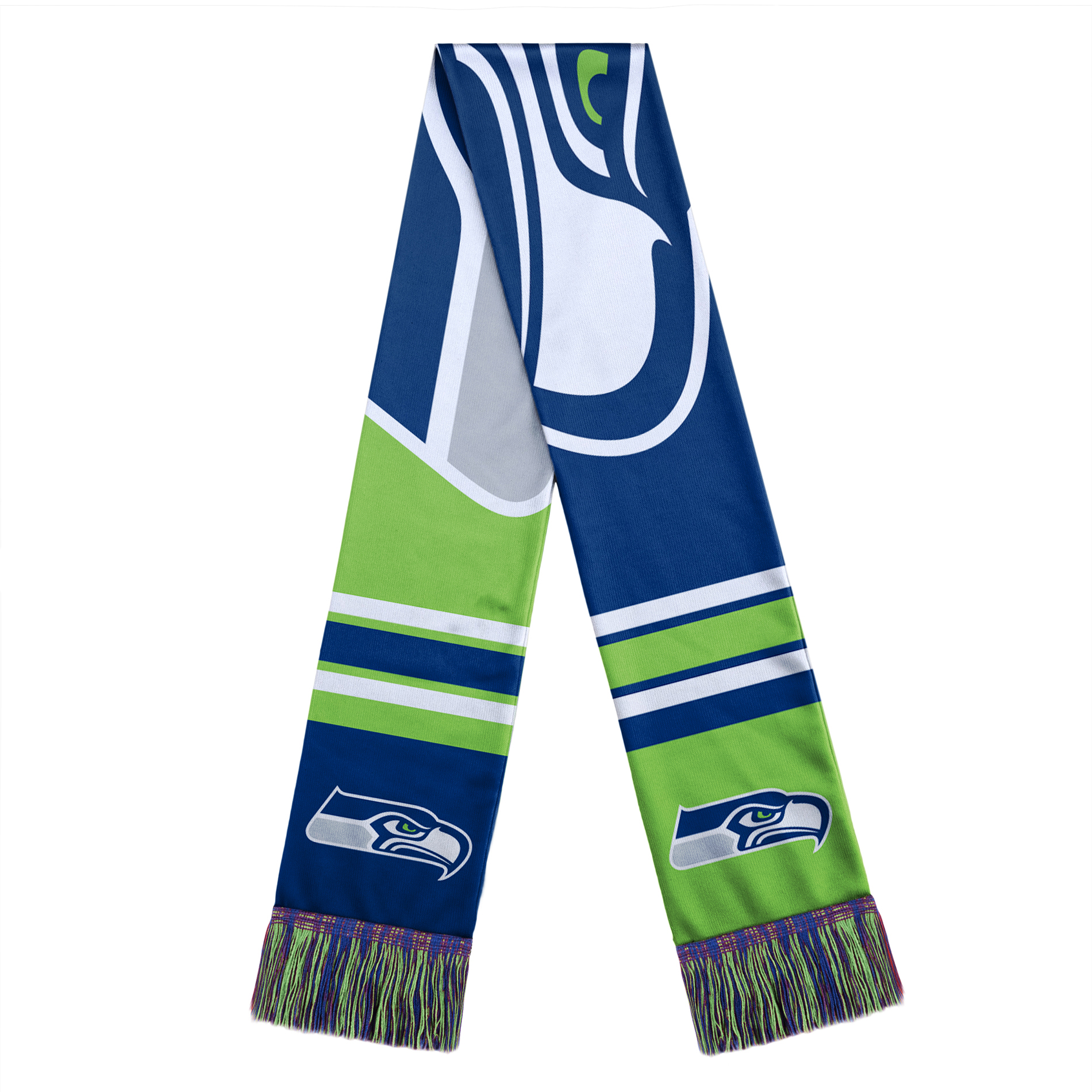 NFL Colorblock Big Logo Scarf &#8211; Seattle Seahawks