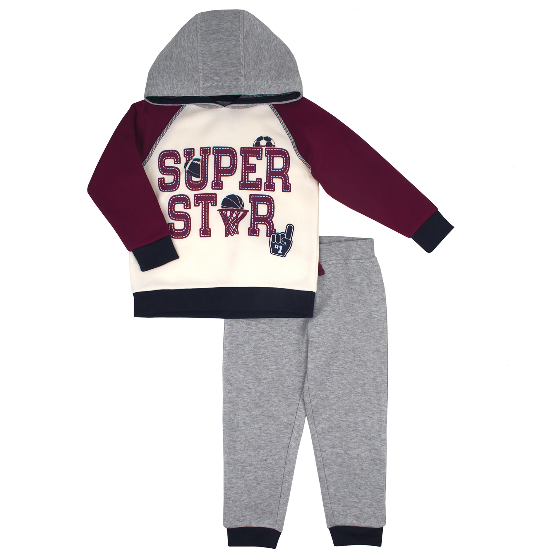 Boys’ 2-Piece Hoodie Sweatshirt and Jogger Set | Shop Your Way: Online ...