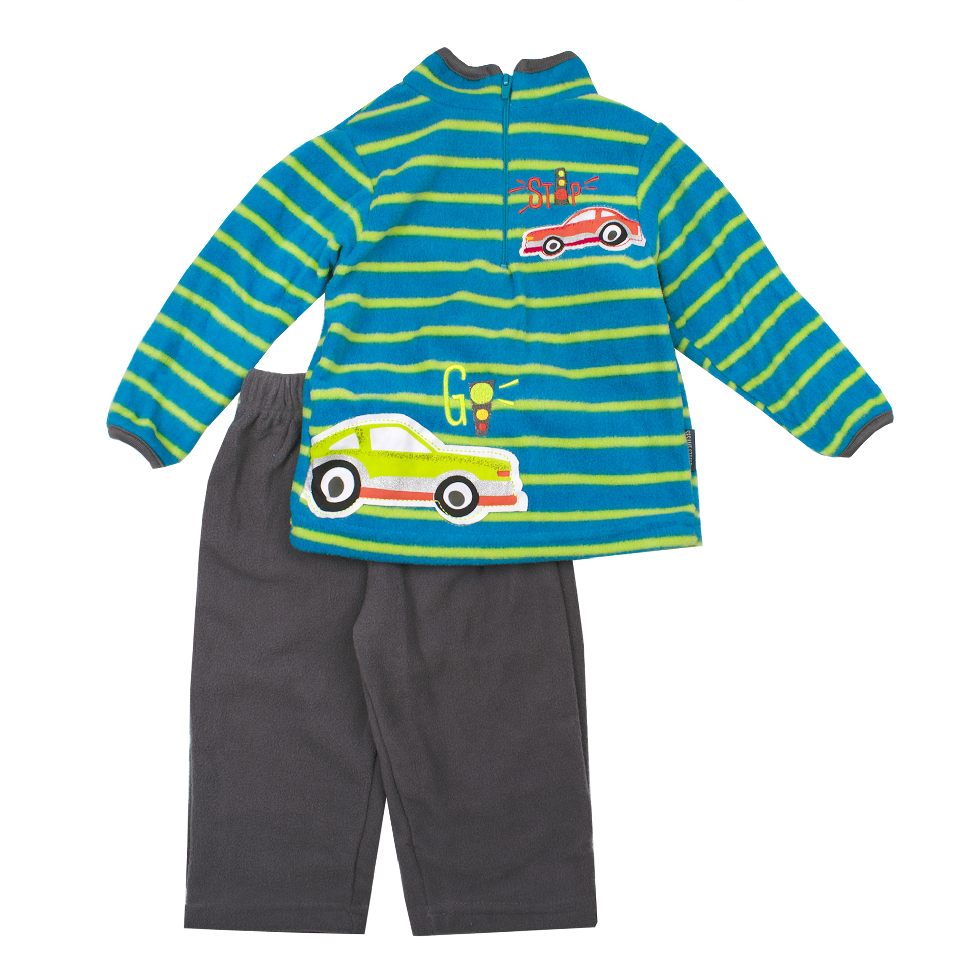 Children's Apparel Infant Boys' Sweatshirt & Pants - Striped & Cars