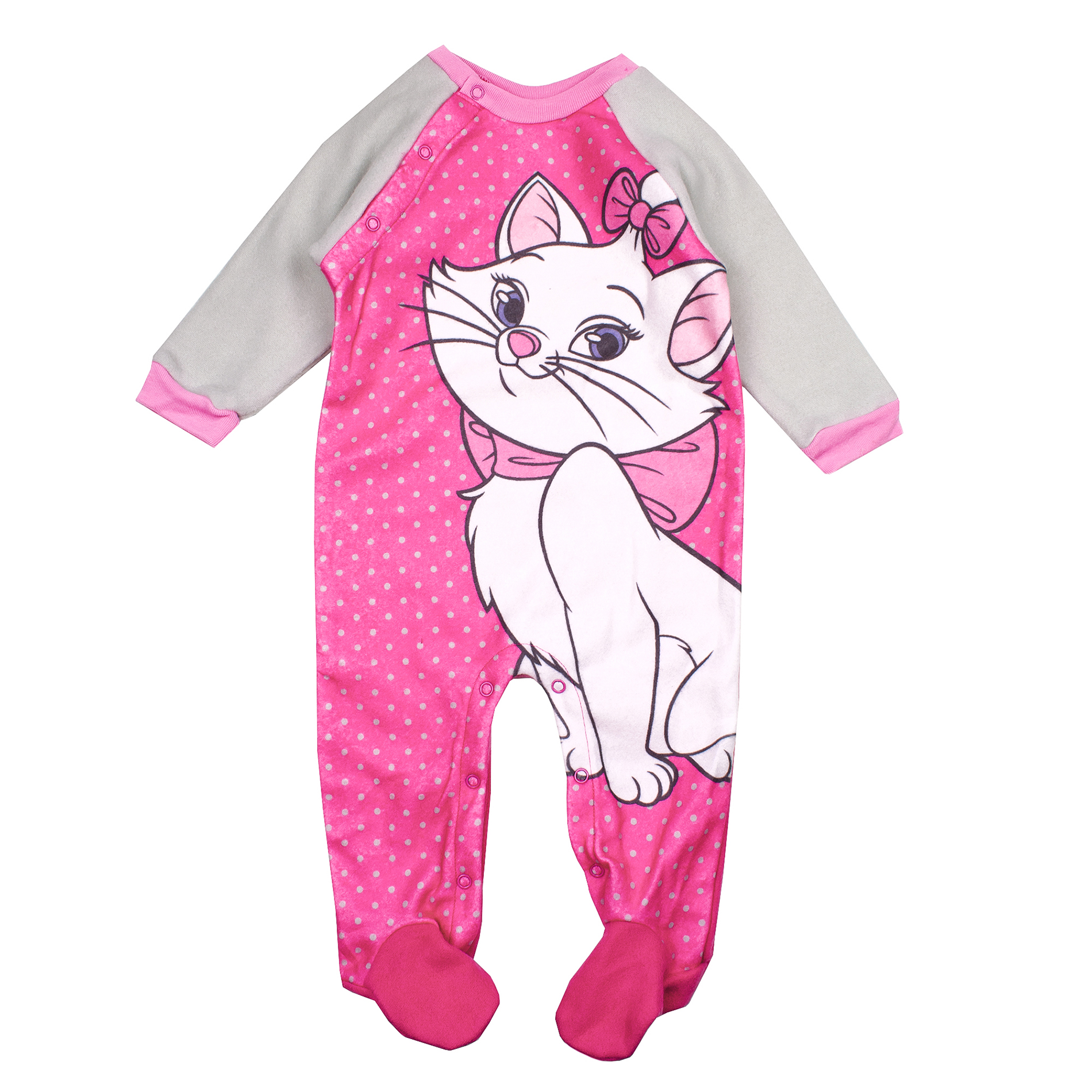 Children's Apparel Aristocats Infant Girls' Footed Sleeper Pajamas