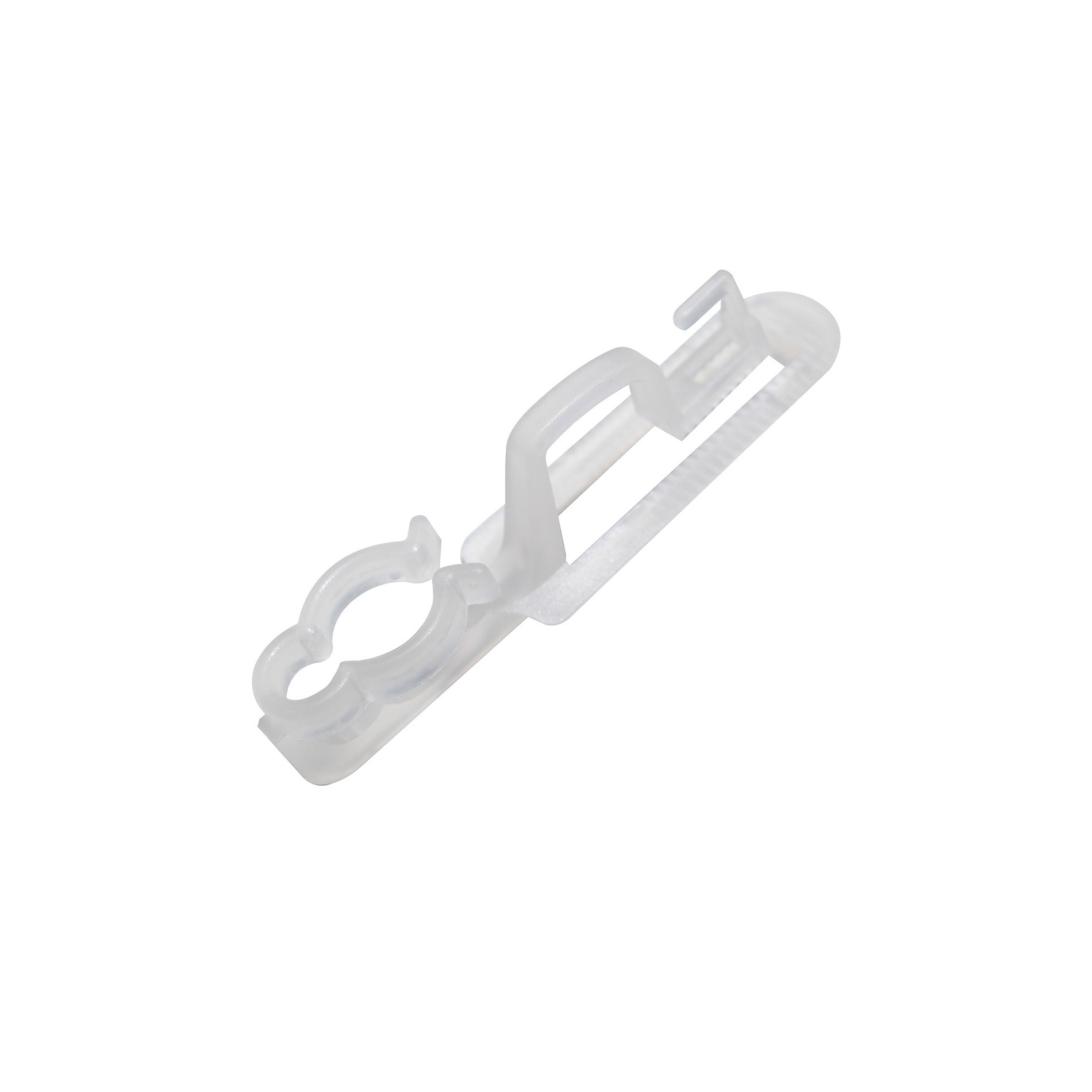 100 CT Universal Gutter/Shingle Clip for use with C-Lights  Icicle  Mini and Tube Lights- Clear