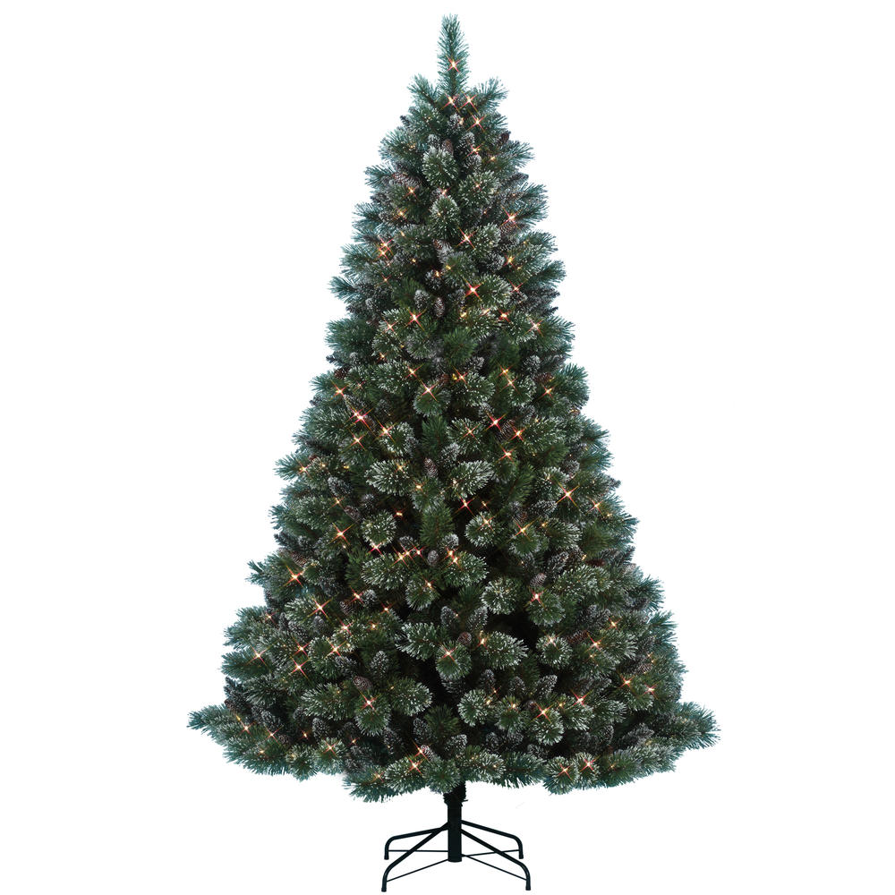 Donner & Blitzen Incorporated 7.5' Pre-Lit Slim Elegant Cashmere Pine Tree with 550 Clear Lights