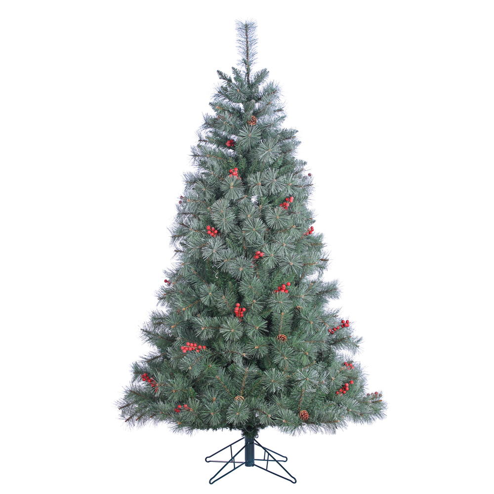 6' Lightly Flocked Instant Lit Wyoming Fir  With 400 Clear Lights