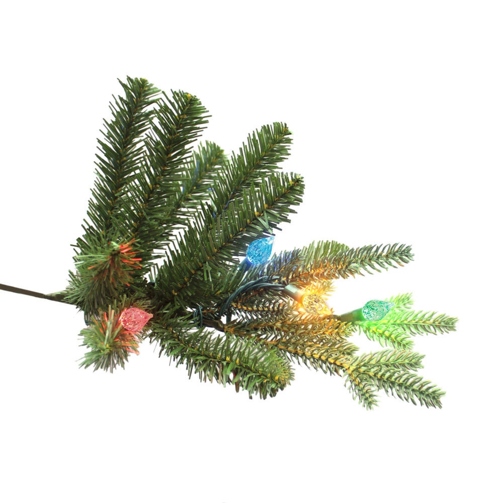 General Electric 7.5' Pre-Lit Just Cut Aspen Fir Tree with 500 Dual Color LED Lights