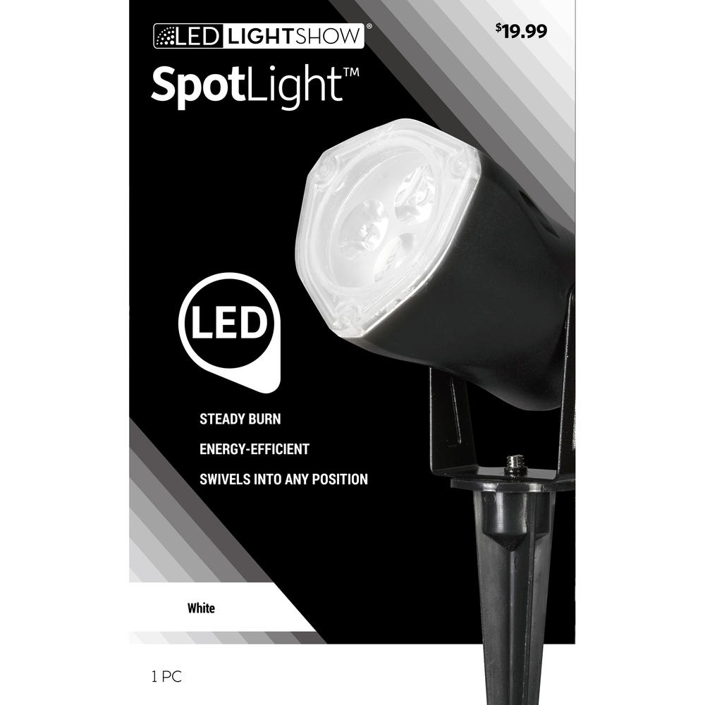 LightShow LED Christmas  Spotlight - White