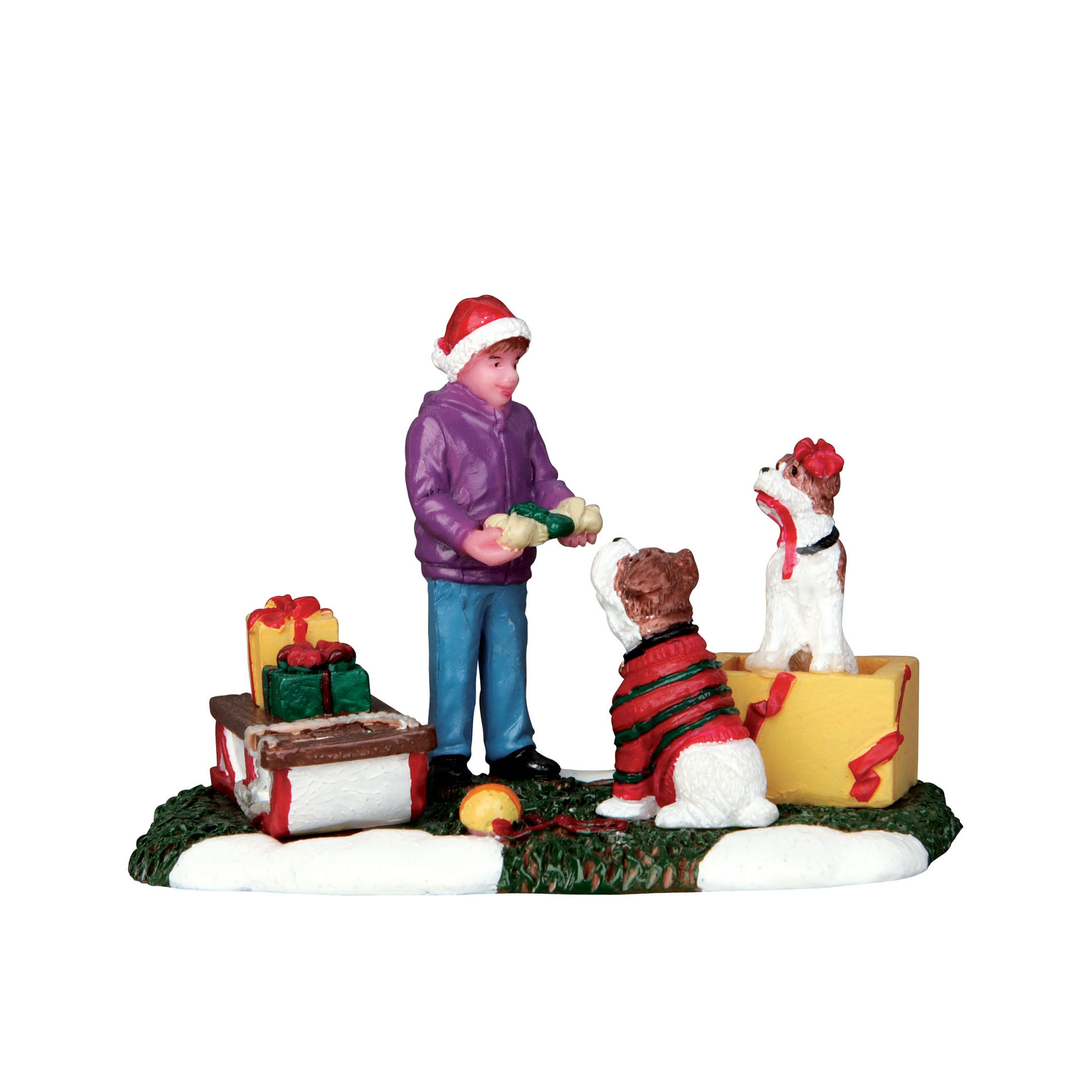 Coventry Cove by Lemax Christmas Village Figurine, Santa'S Pets