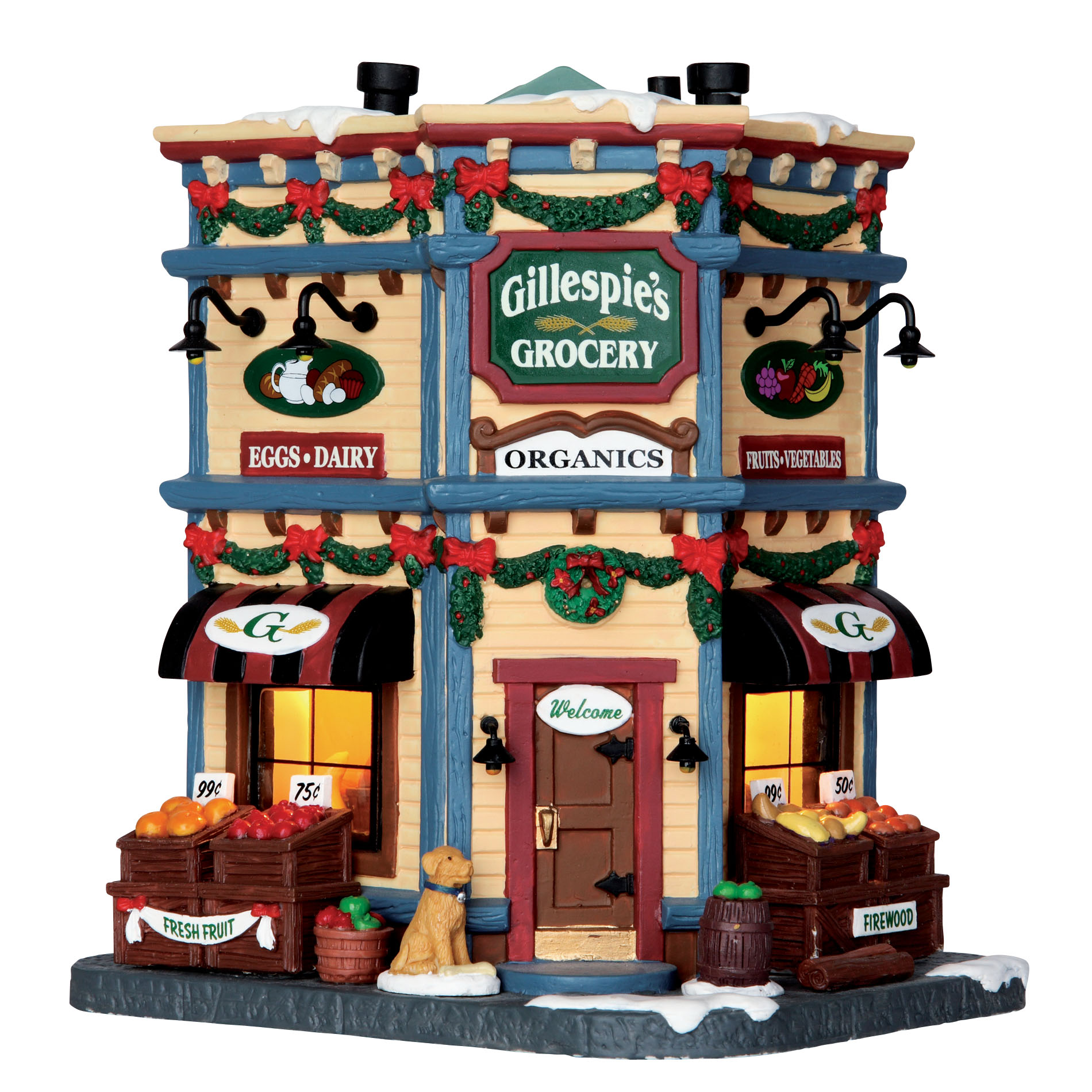 Lemax Village Collection Christmas Village Building, Gillespie'S Grocery