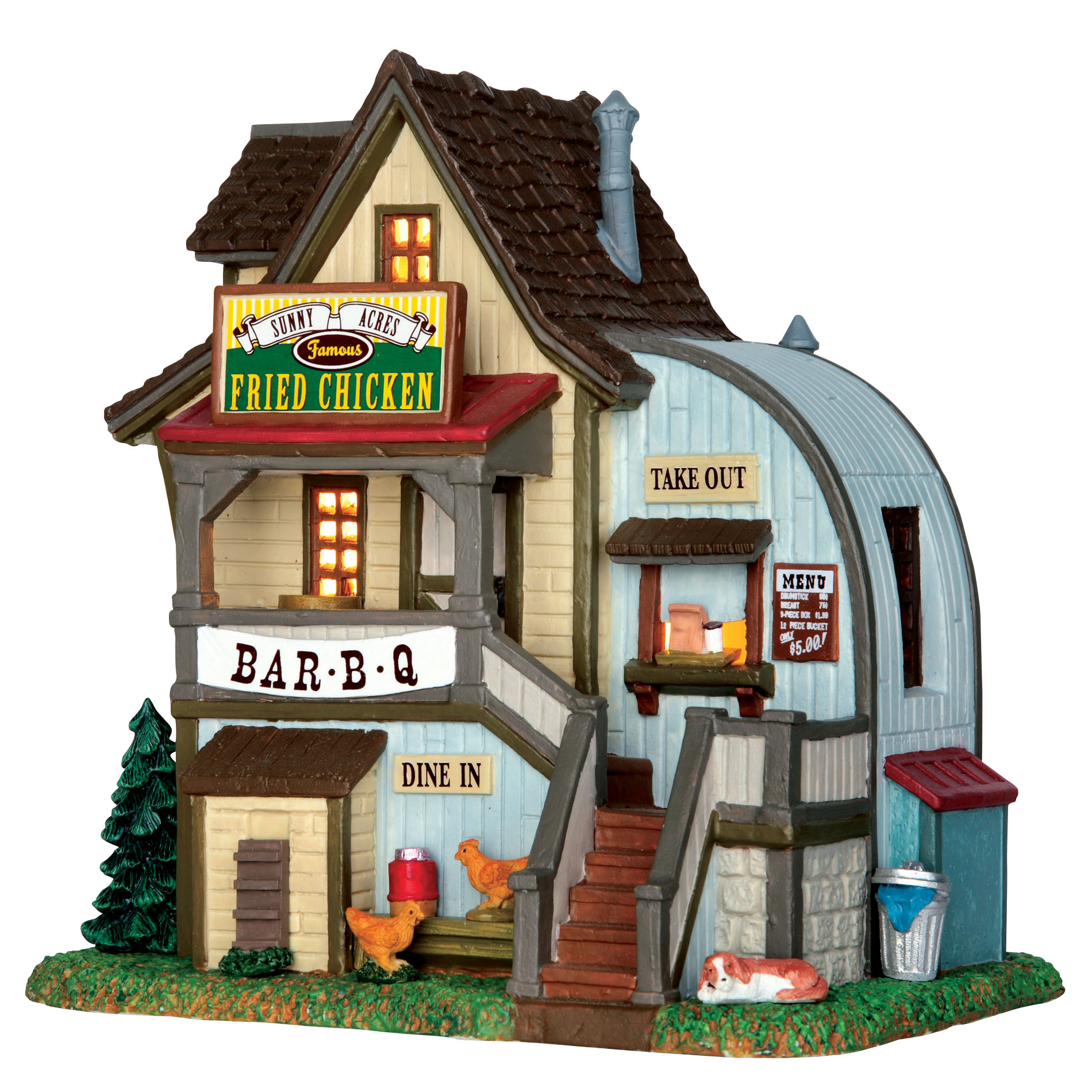 Lemax Village Collection Christmas Village Building, Sunny Acres Famous Fried Chicken
