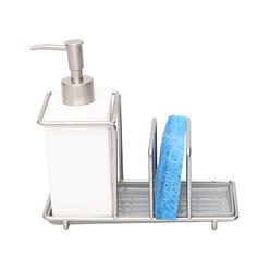 Michael Graves Architecture & Design MG Sink Caddy Station with Soap Dispenser