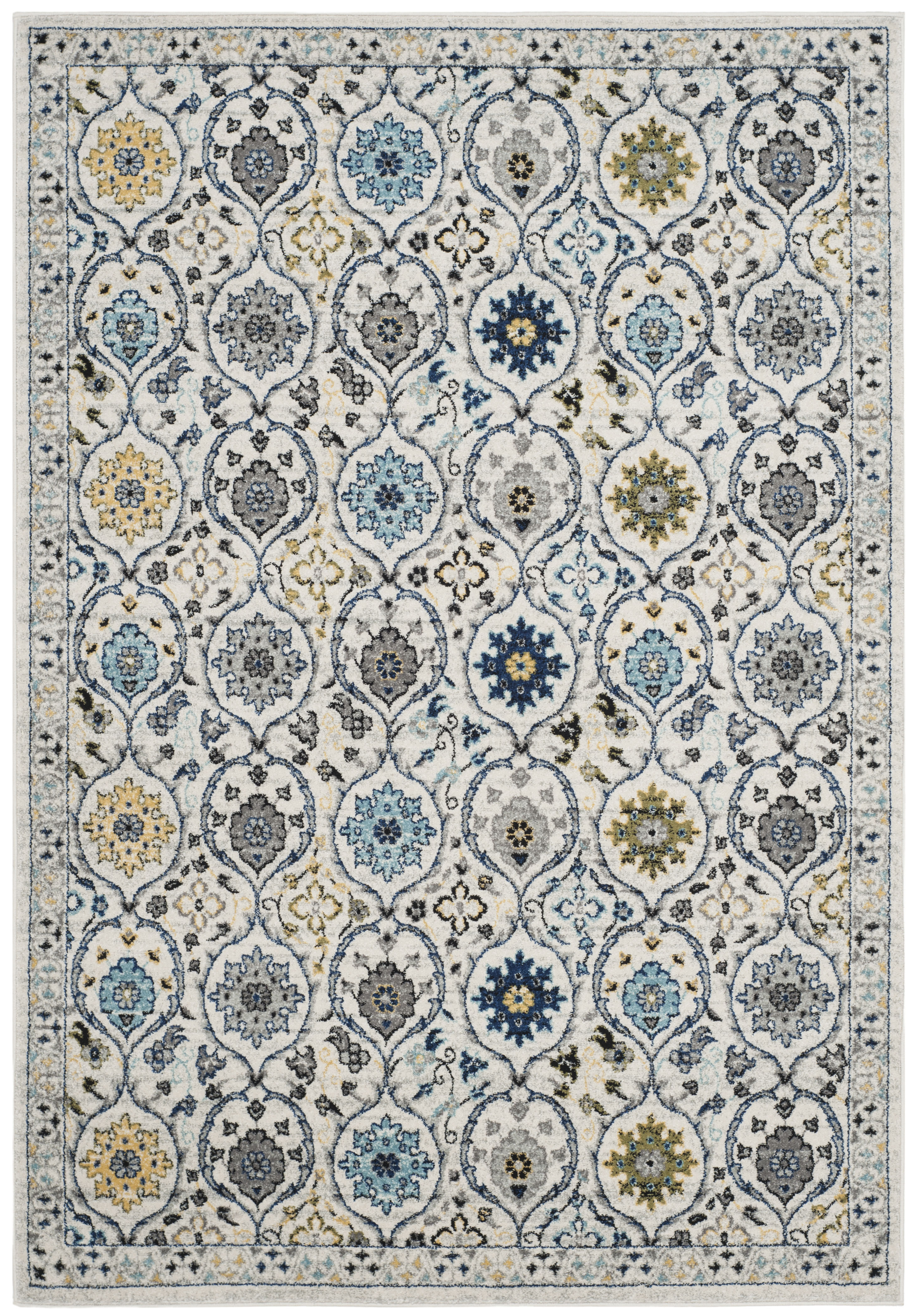 Safavieh Evoke 210 Area Rug 3 ft. x 5 ft., Size: 3' X 5, Yellow/Ivory Safavieh Evoke 210 Area Rug 3 ft. x 5 ft., Size: 3' X 5, Yellow/Ivory