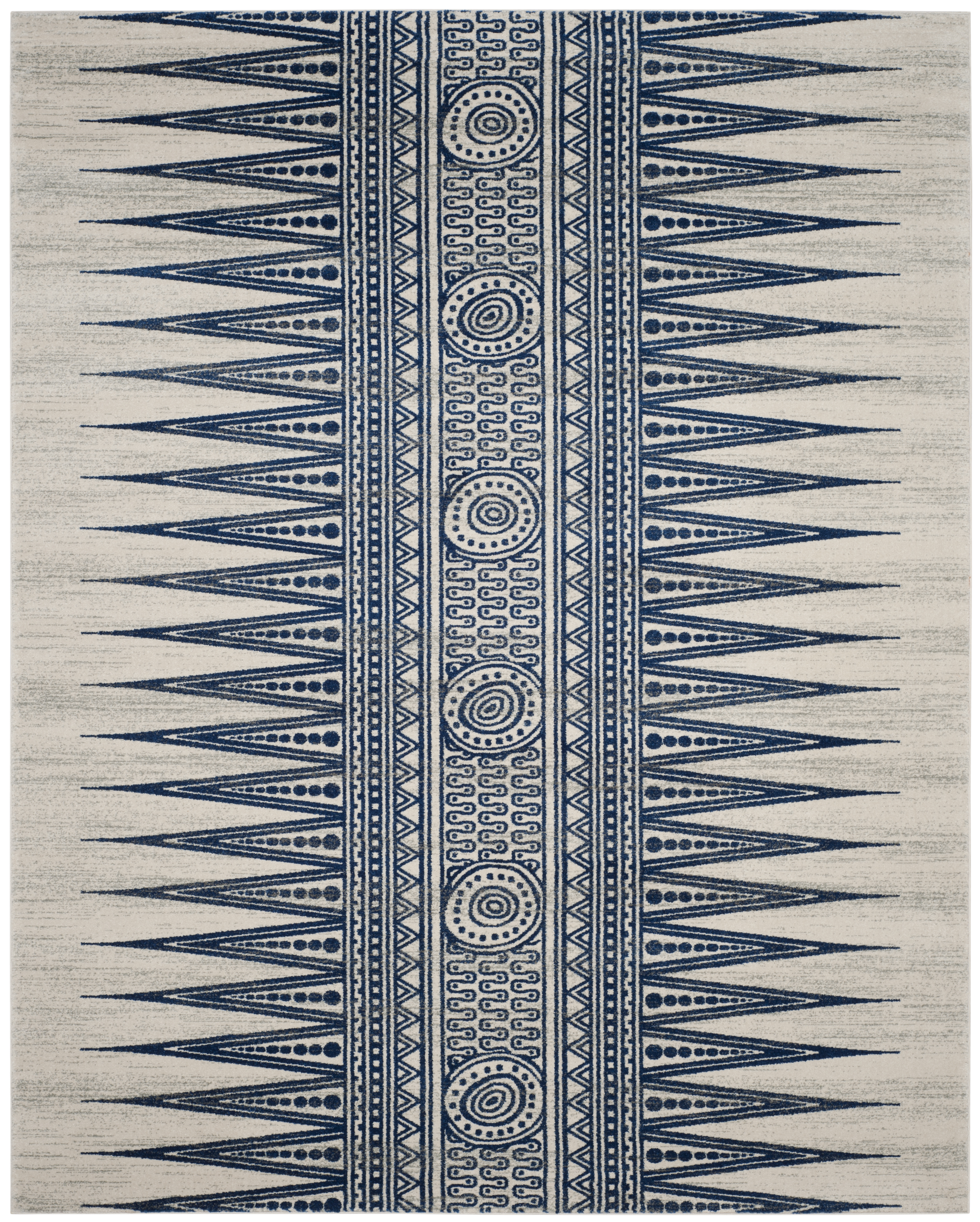 Safavieh Evoke 226 Collection Area Rug 8 ft. x 10 ft., Size: 8' X 10, Ivory/Orange Safavieh Evoke 226 Collection Area Rug 8 ft. x 10 ft., Size: 8' X 10, Ivory/Orange