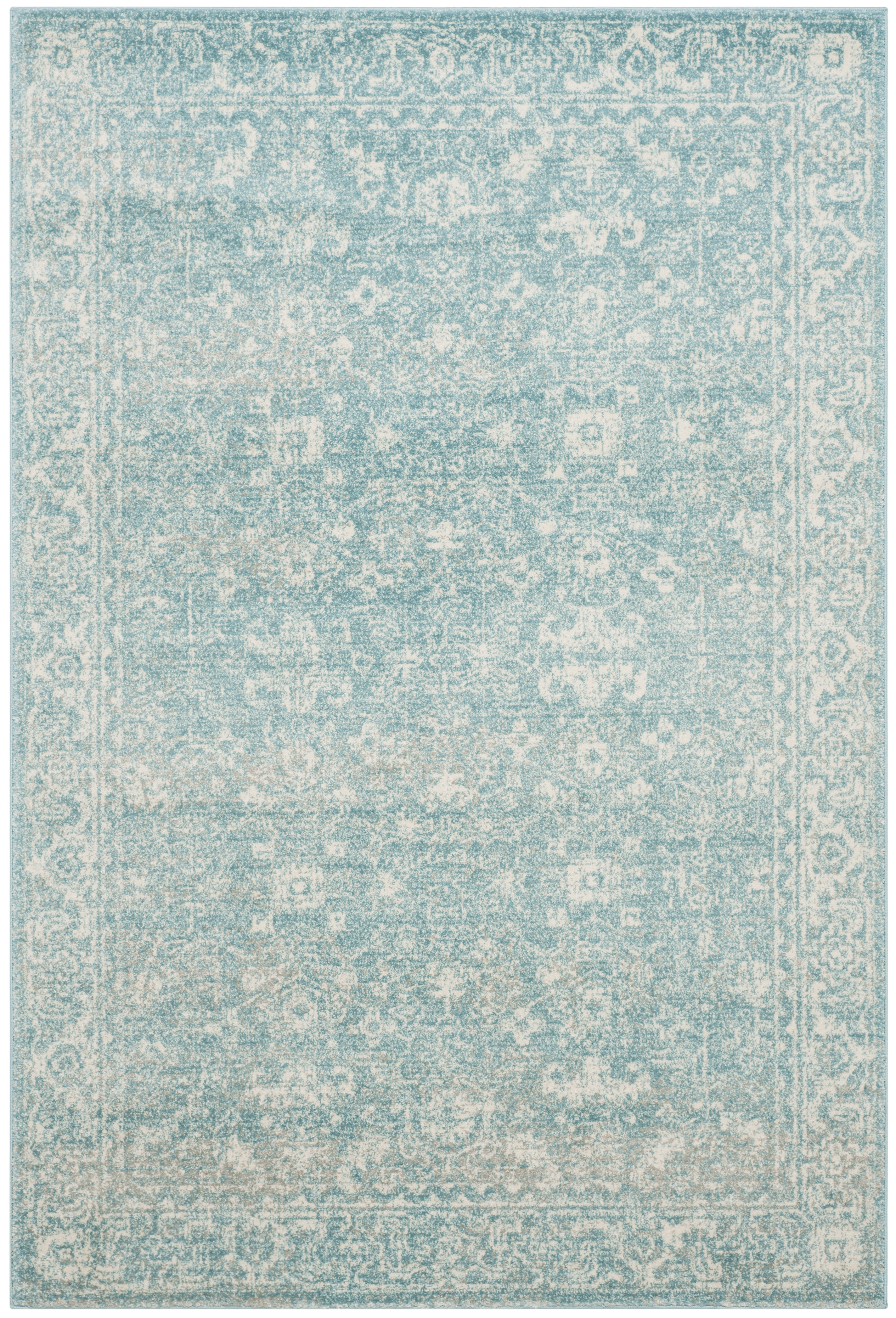 Safavieh Evoke 270 Collection Area Rug 4 ft. x 6 ft., Size: 4' X 6, Blue/Ivory Safavieh Evoke 270 Collection Area Rug 4 ft. x 6 ft., Size: 4' X 6, Blue/Ivory