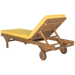 safavieh newport chaise lounge chair with side tabl