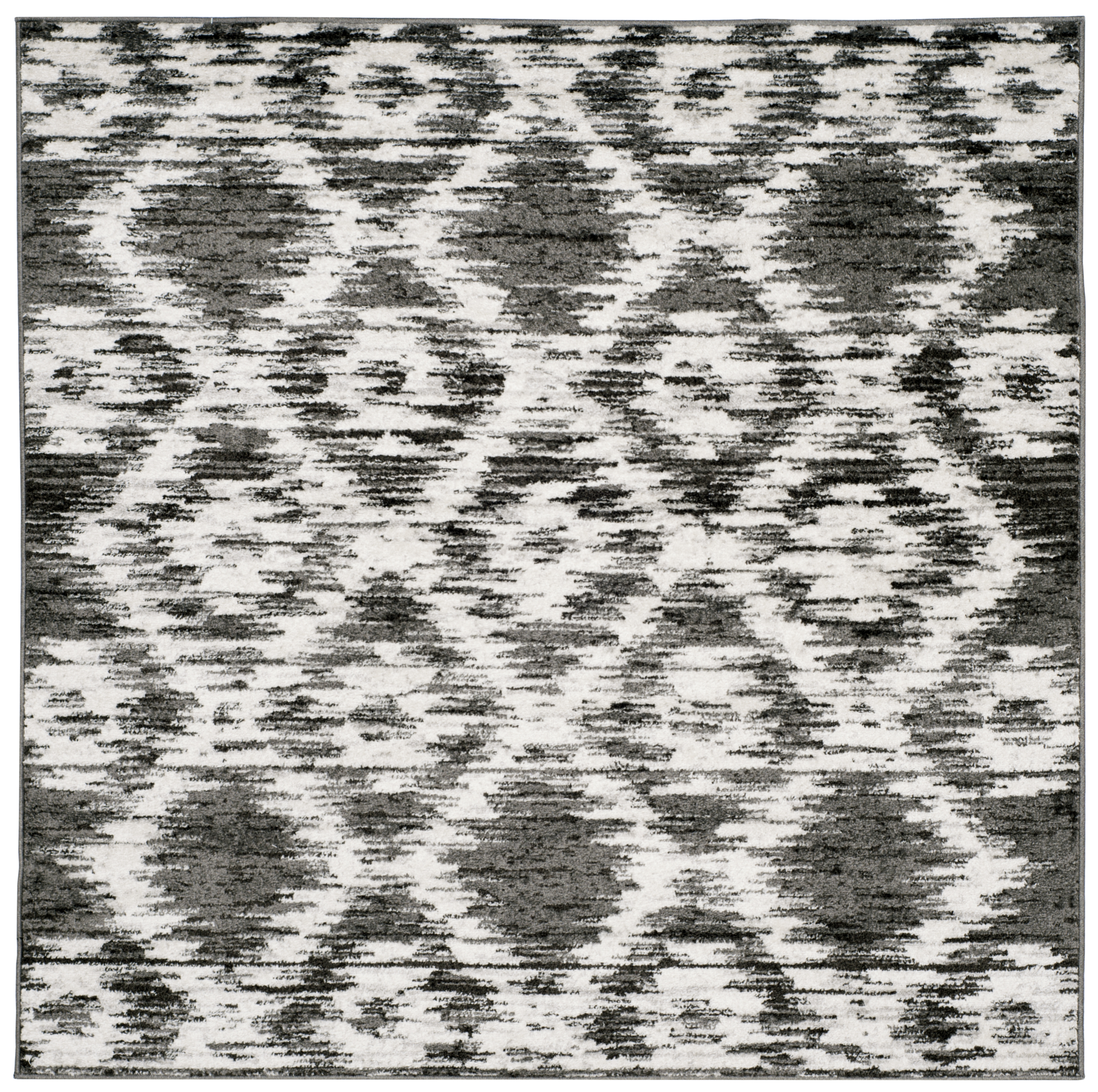 Safavieh Adirondack(ADR118) Area Rug, Size: 6' X 6' Square, Grey/Ivory Safavieh Adirondack(ADR118) Area Rug, Size: 6' X 6' Square, Grey/Ivory