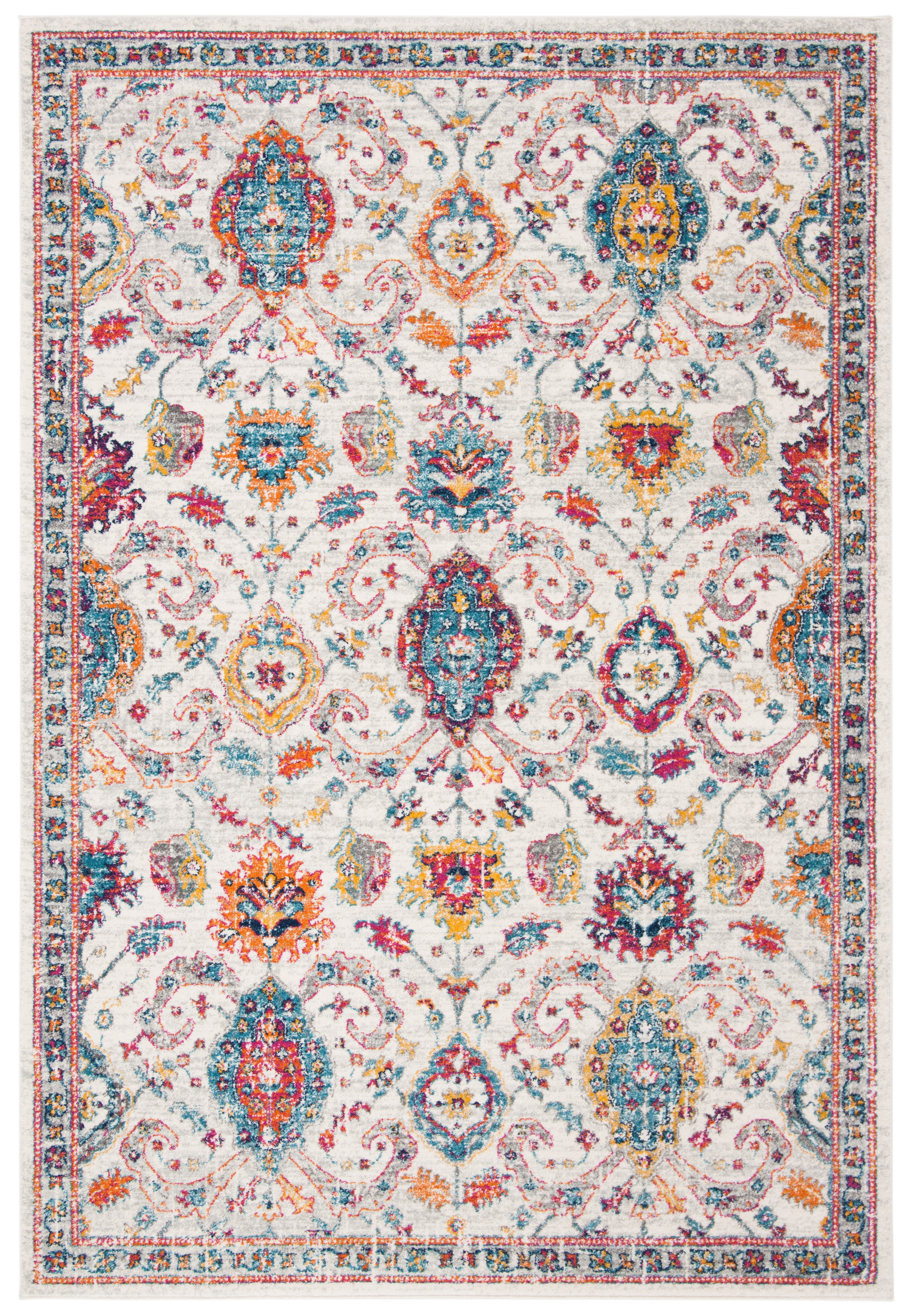 Safavieh Evoke(EVK255) 8' X 10' Area Rug, Size: 8 ft. x 10 ft., Ivory Safavieh Evoke(EVK255) 8' X 10' Area Rug, Size: 8 ft. x 10 ft., Ivory