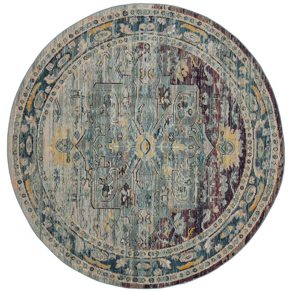 Safavieh Crystal Collection CRS503 Area Rug 5' X 5' Round
