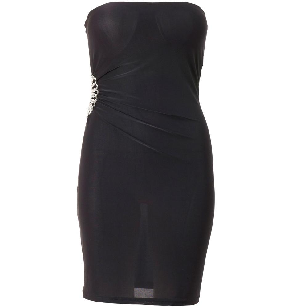 AX Paris Embellished Slinky Black Dress - Online Exclusive