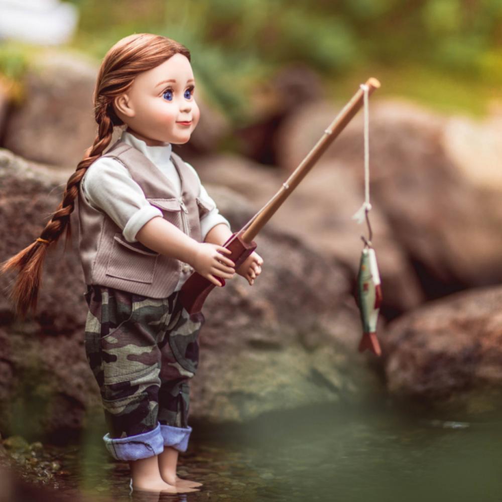The Queen's Treasures Fishing Adventure Outfit, Fits 18" American Girl  Doll Clothes & Accessories