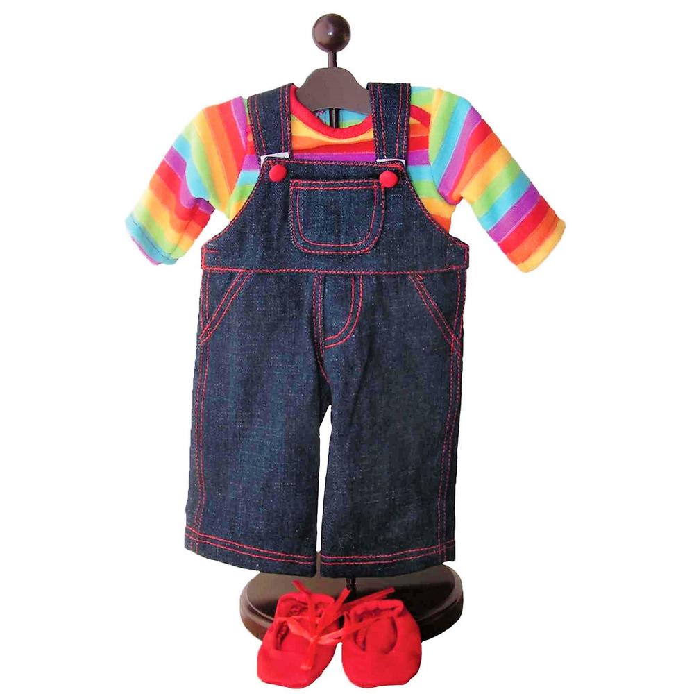 The Queen's Treasures 15 Inch Baby Doll Clothes, Twin 4pc Denim ...