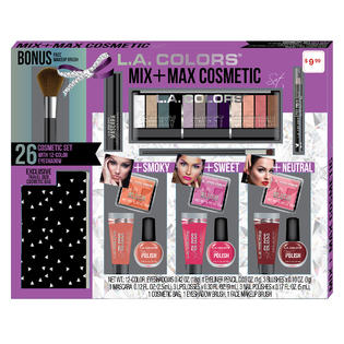 L A Colors Mix Match Cosmetics 26pc Gift Set