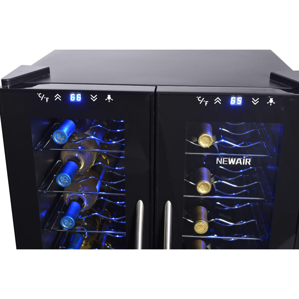 NewAir AW320ED 32 Bottle Dual Zone Thermoelectric Wine Cooler