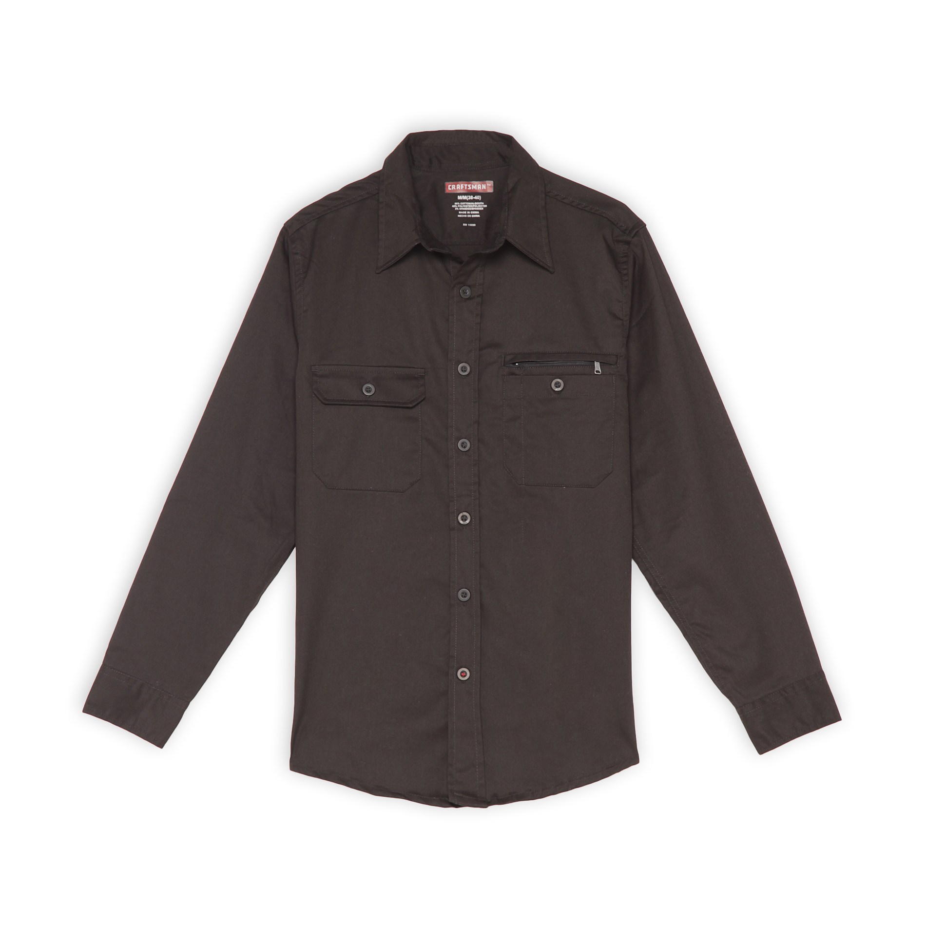 Craftsman Men's Big & Tall Long Sleeve Twill Shirt with Teflon&#8482;