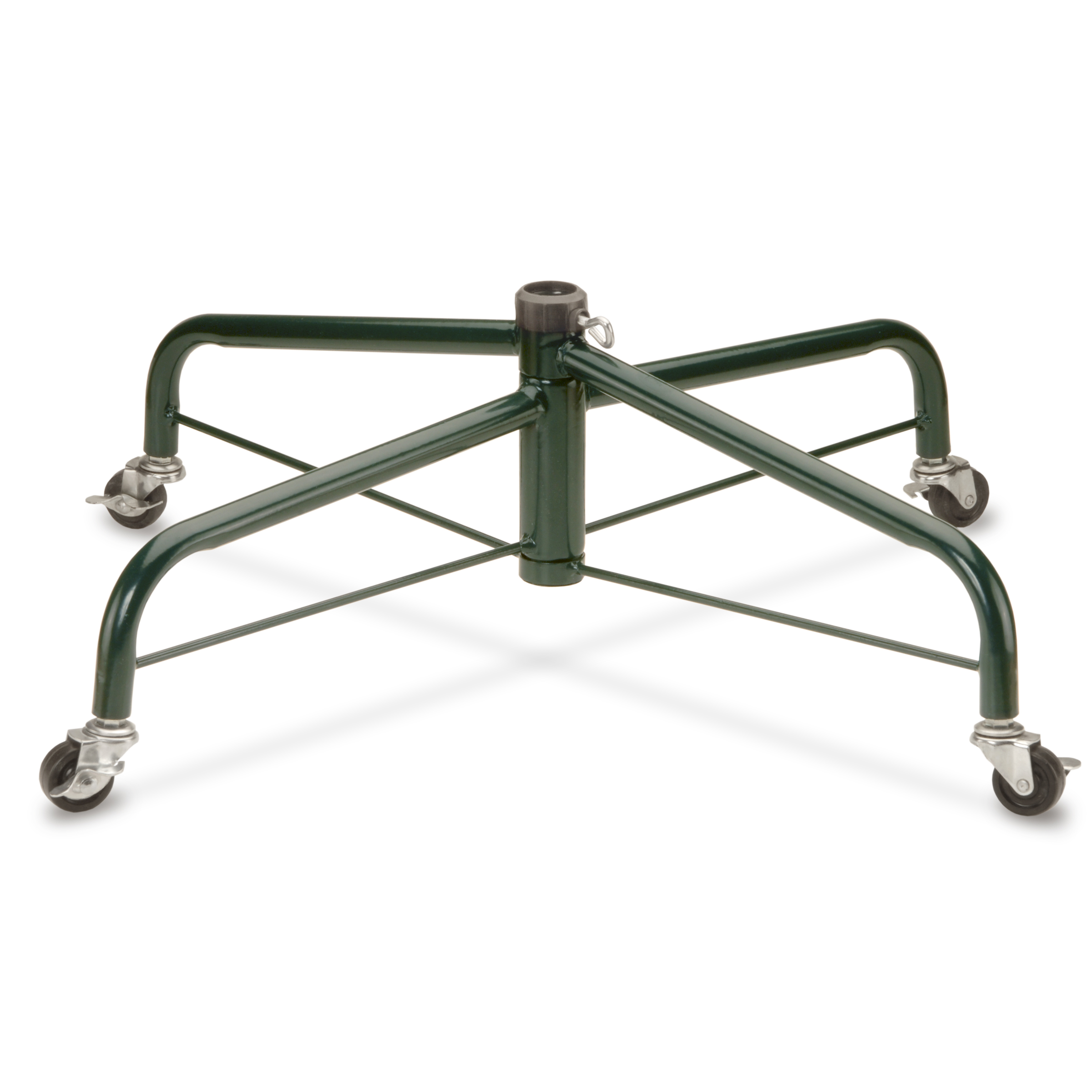 National Tree Company 32in Rolling Folding Tree Stand with Locking Wheels