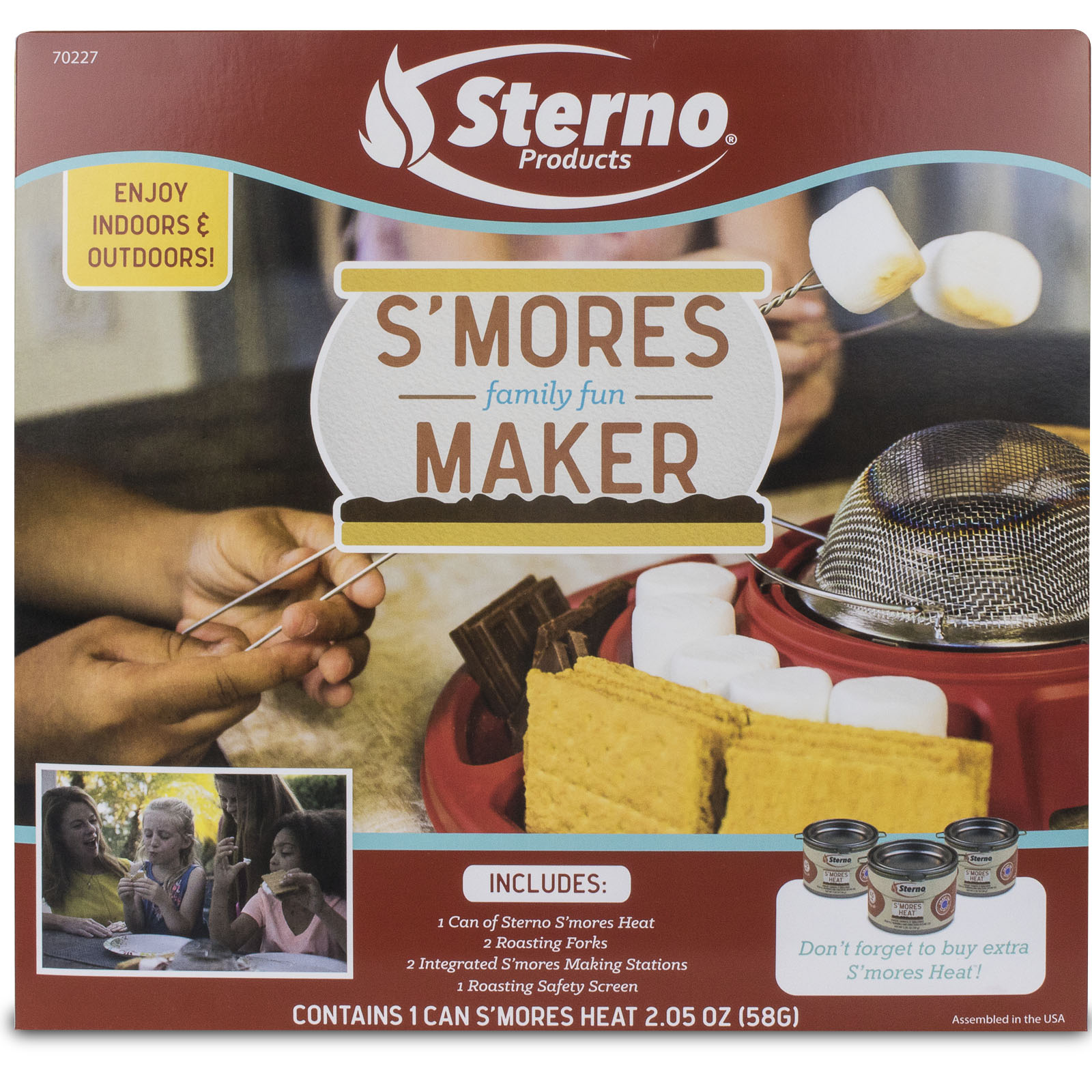 Sterno Family Fun S'mores Maker, Red