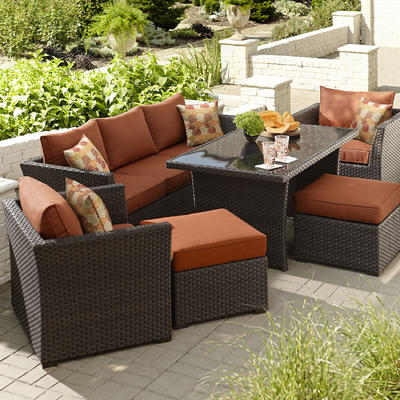 Grand Resort Bedford 6 Pc Outdoor, Sears Outdoor Patio Furniture Cushions