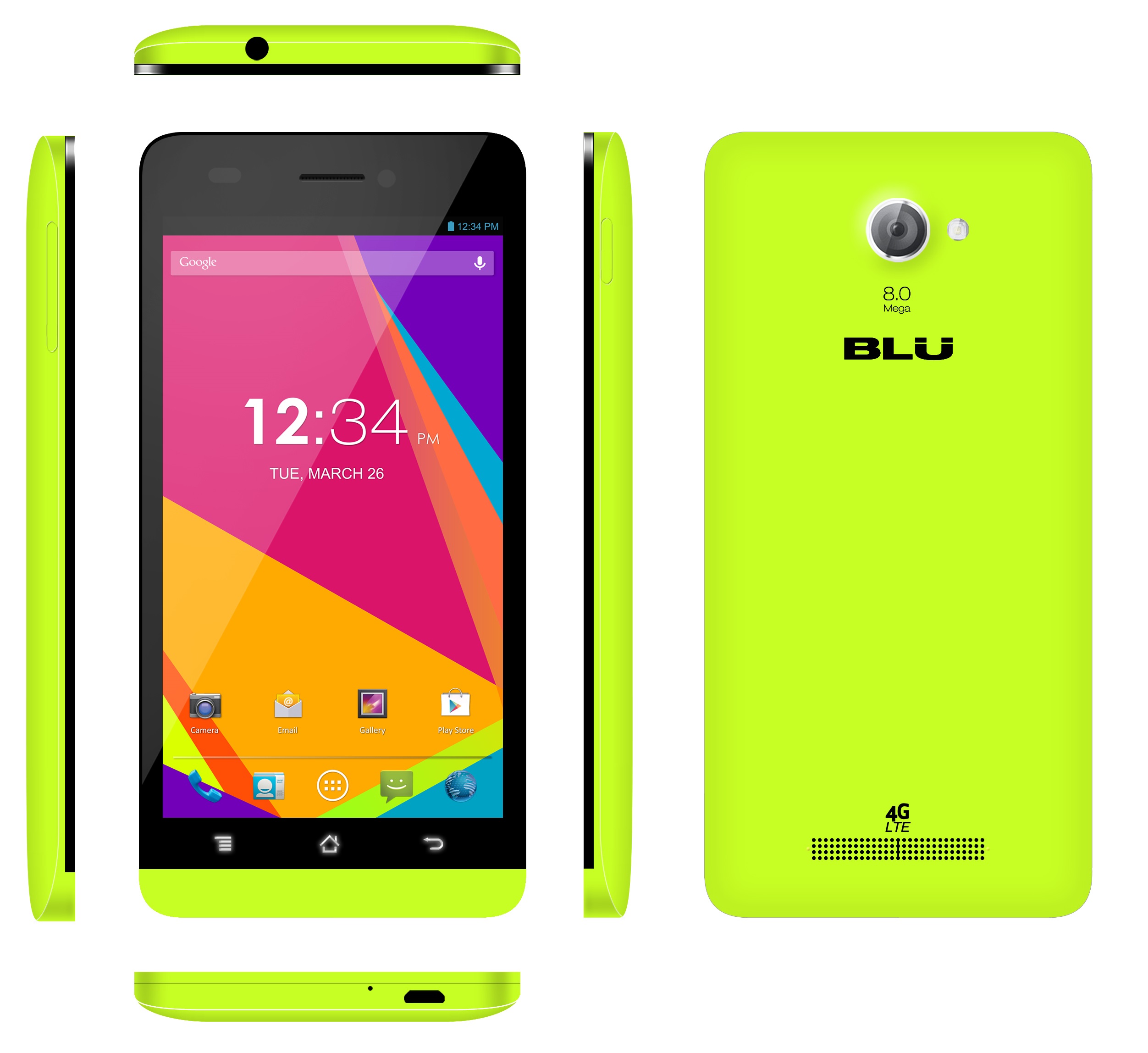 BLU BLU Studio 5.0 Y530Q Unlocked GSM 4G LTE Quad Core Android Phone