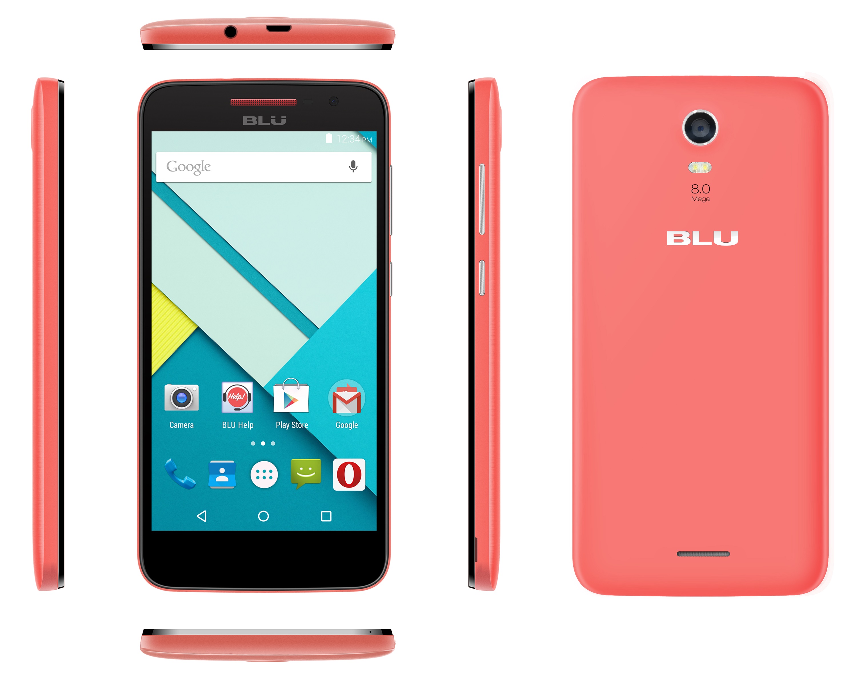 BLU BLU Studio C D830u Unlocked GSM Dual SIM Quad Core Android 5.0