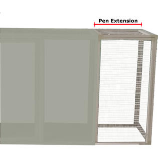 New Age Pet Ecoflex Fremont Chicken Coop Extension