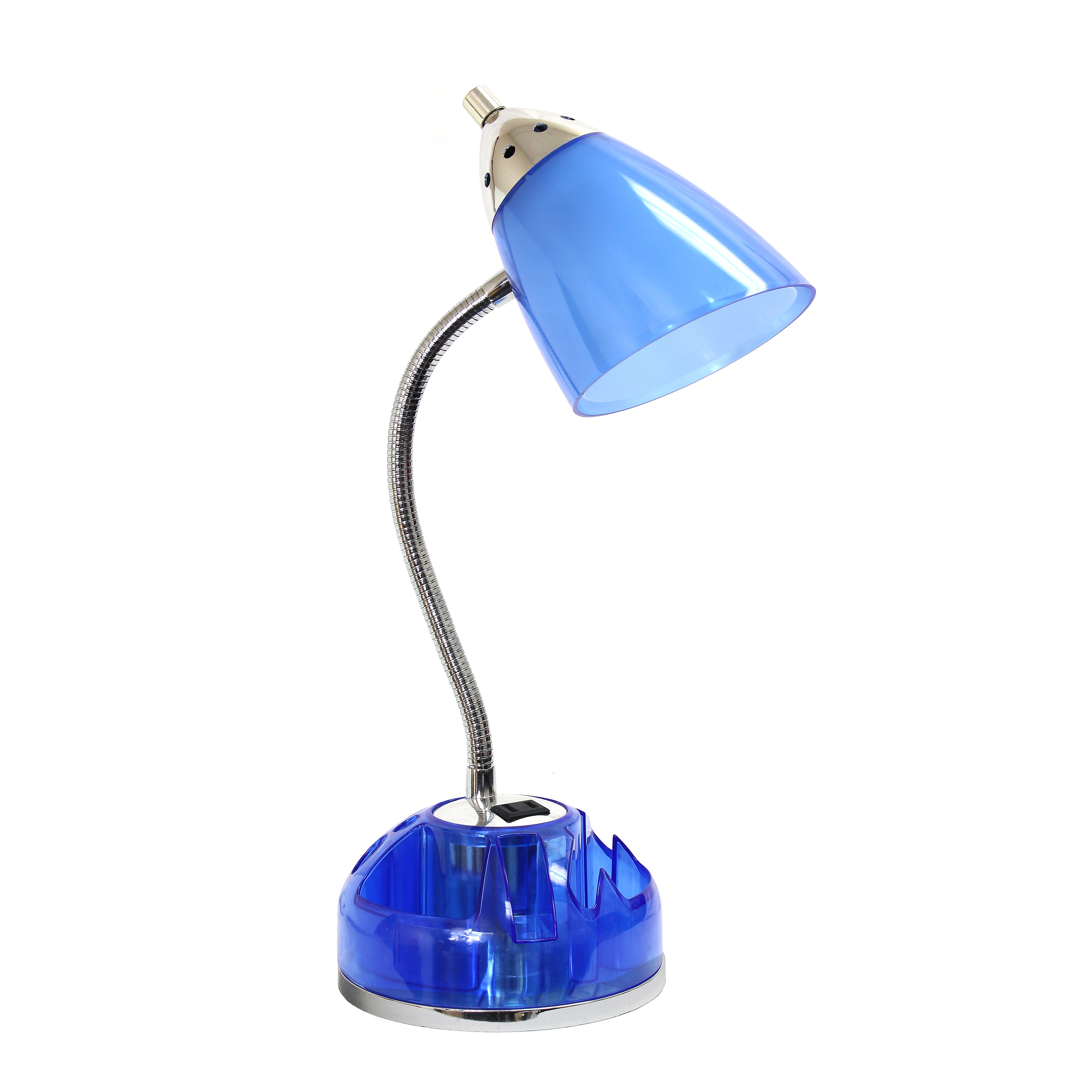 Limelights Flossy Organizer Desk Lamp With Charging Outlet Lazy