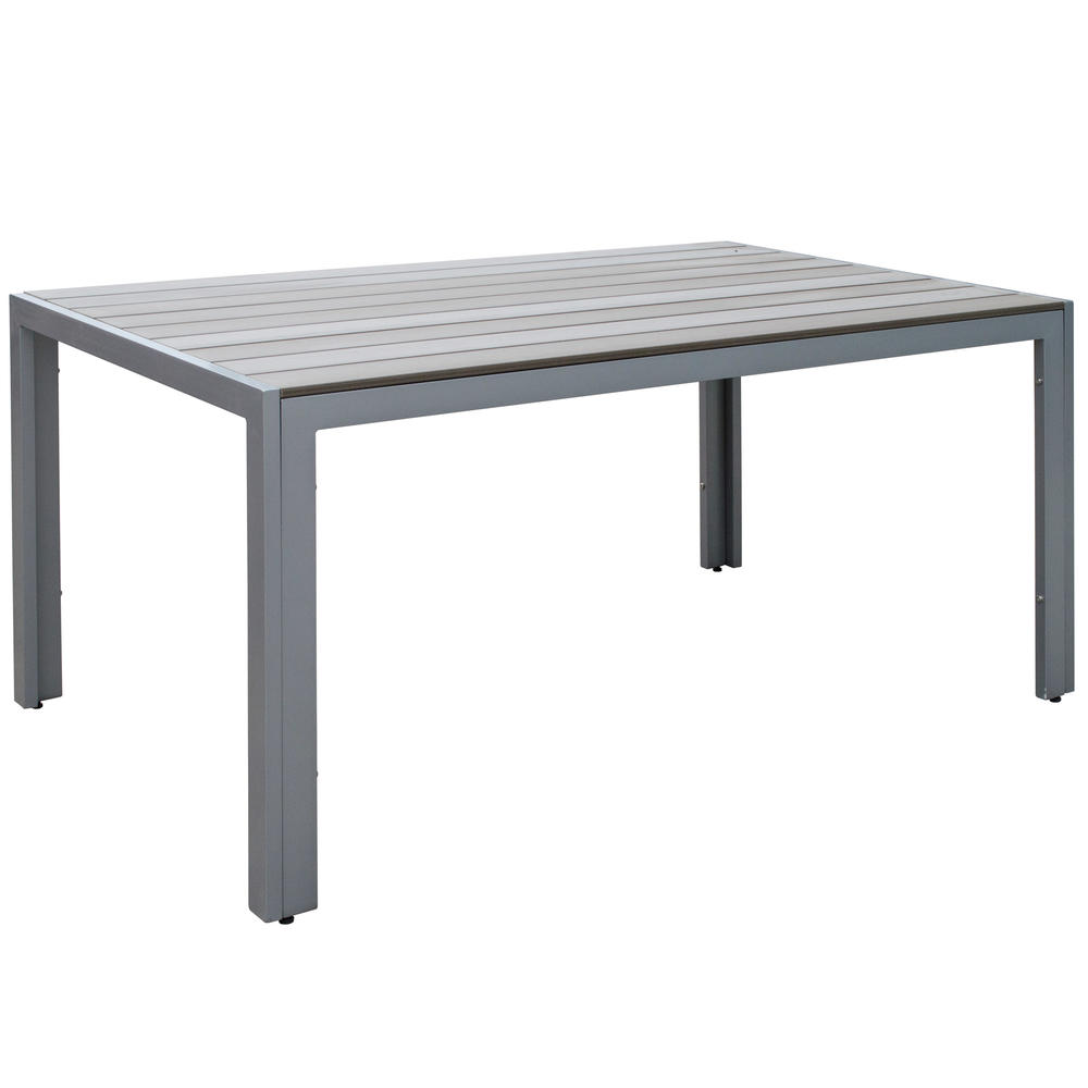 CorLiving Gallant Sun Bleached Grey Outdoor Dining Table