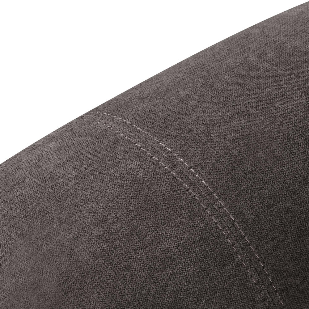 CorLiving  Plush Reclining Grey Chenille Fabric Loveseat