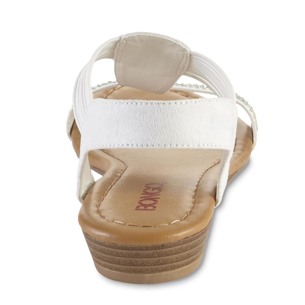 Bongo Juniors' Kami Embellished Sandal - White