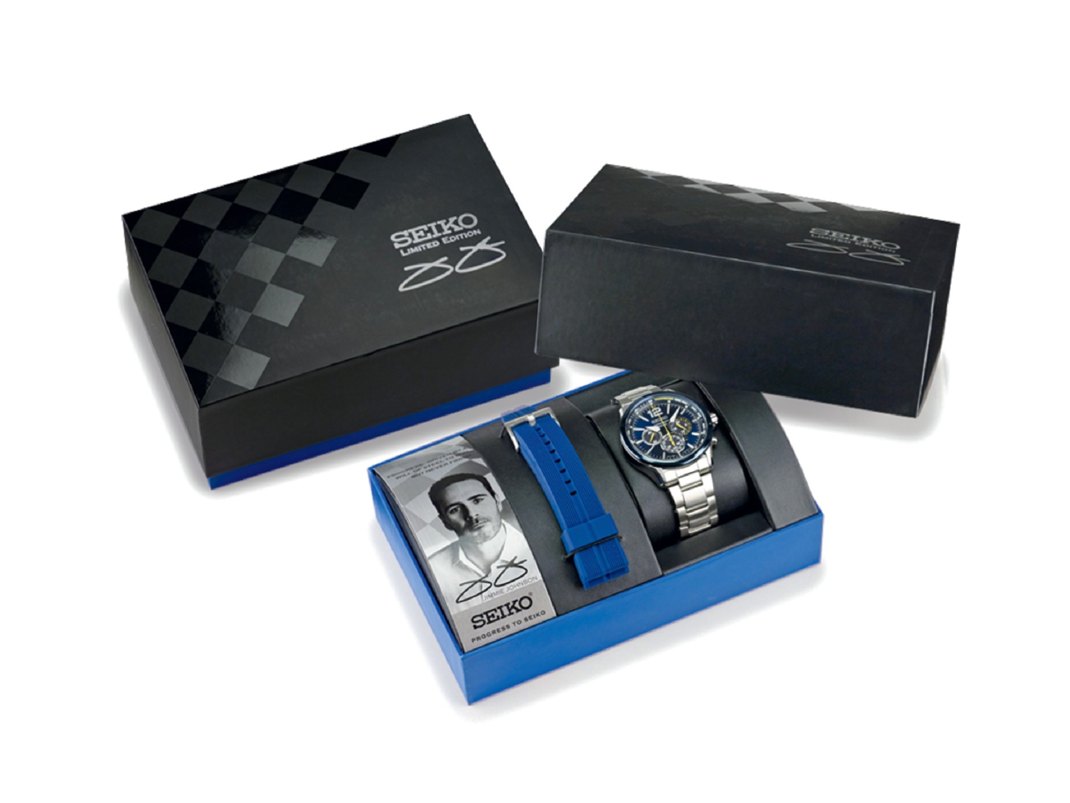jimmie johnson seiko solar watch
