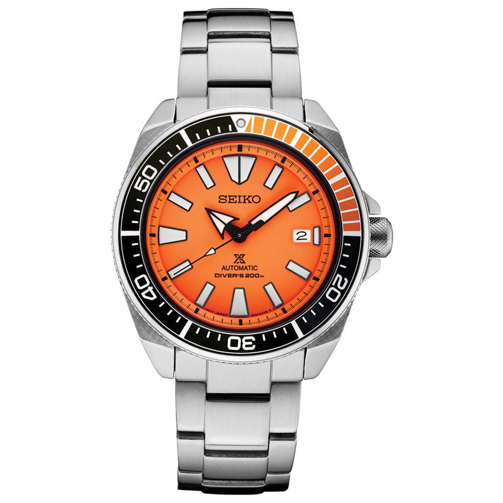 Seiko Men's Prospex Orange Samurai Divers Watch