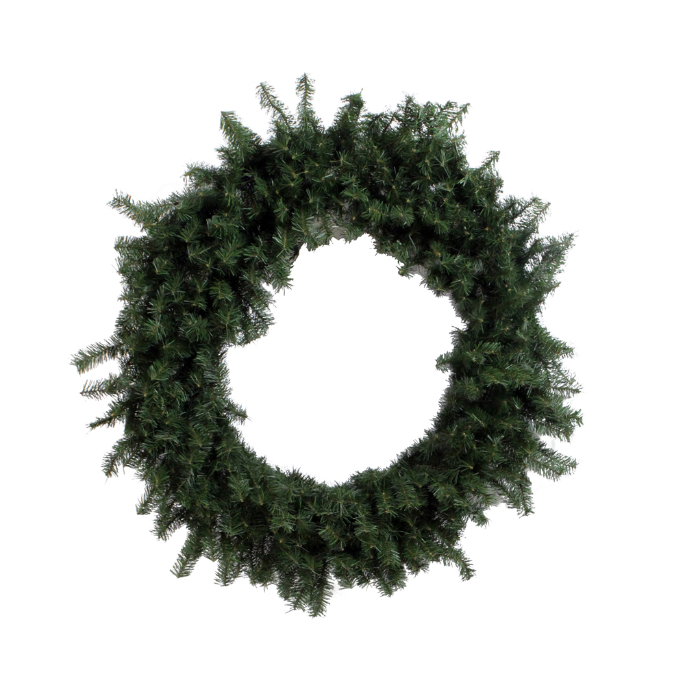 Vickerman Unlit 72 Inch Canadian Pine Artificial Christmas Wreath