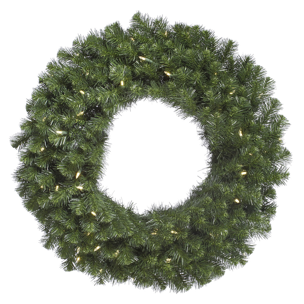 Vickerman 60 Inch Douglas Fir Wreath with 200 Warm White LED Lights