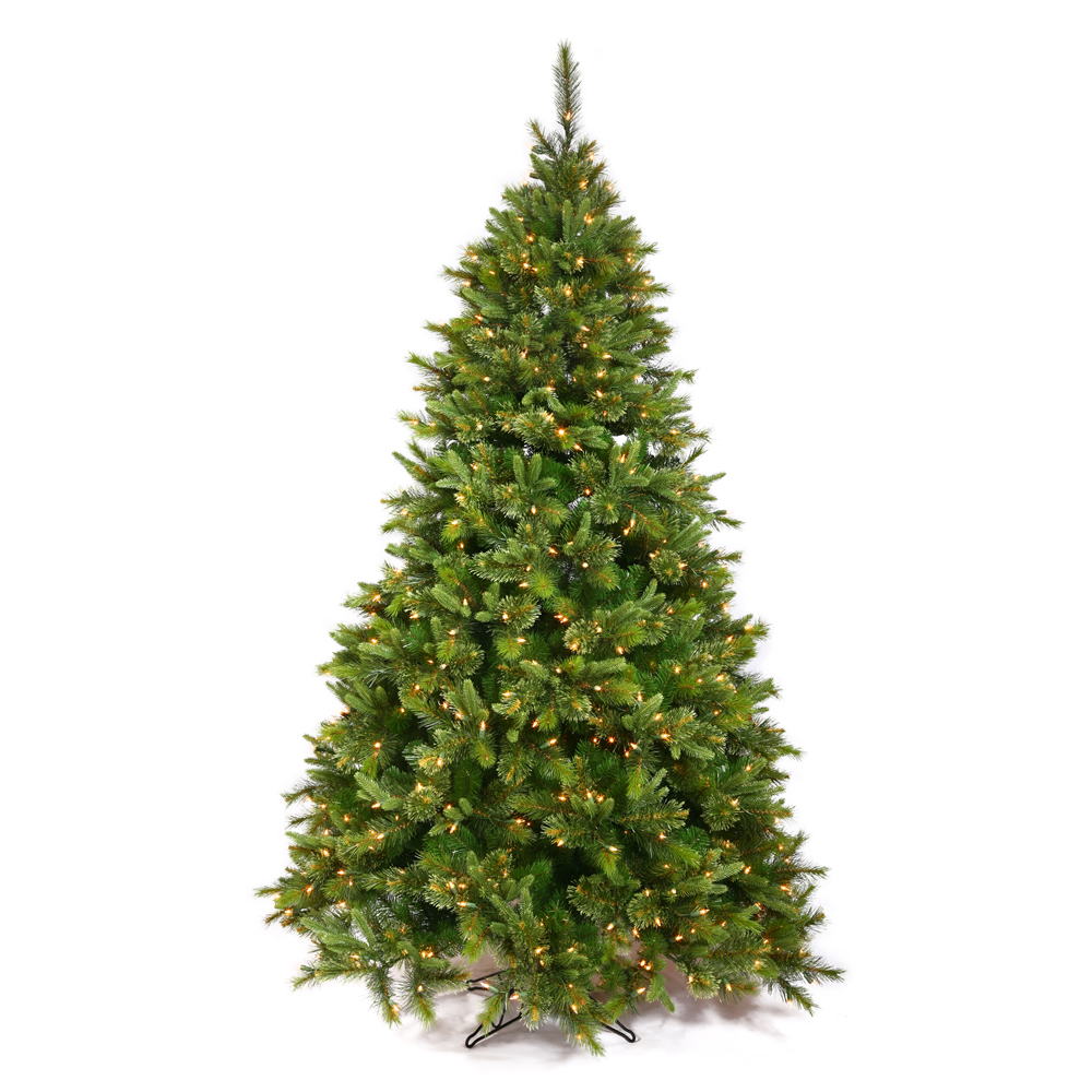 Vickerman 5.5' x 43" Cashmere Pine Tree with 350 Multicolor LED Lights