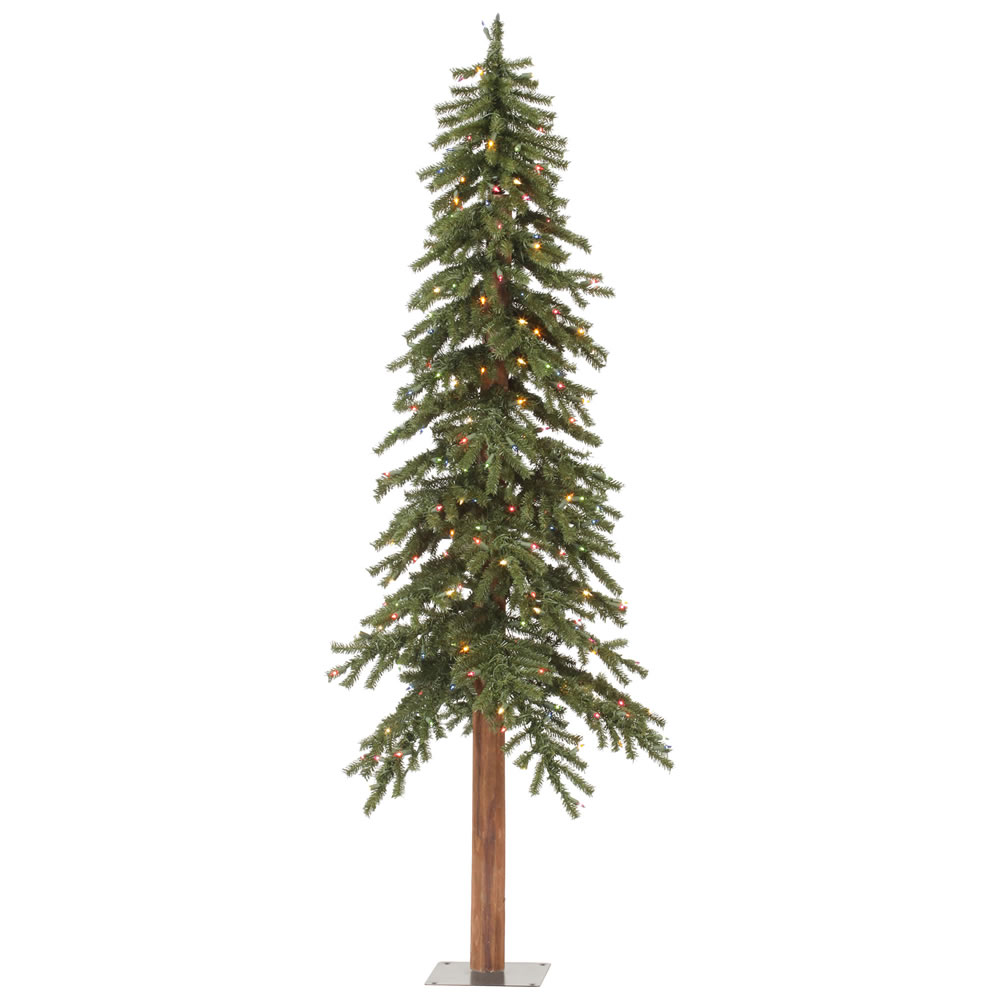 Vickerman 6 X 33 Natural Alpine Tree With 250 Multicolor Dura Lit Lights
