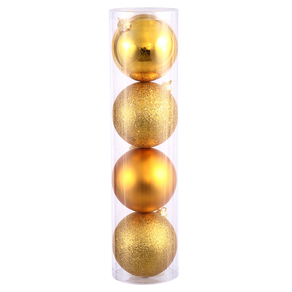 Vickerman 4" Anti Gold  Ball Ornament