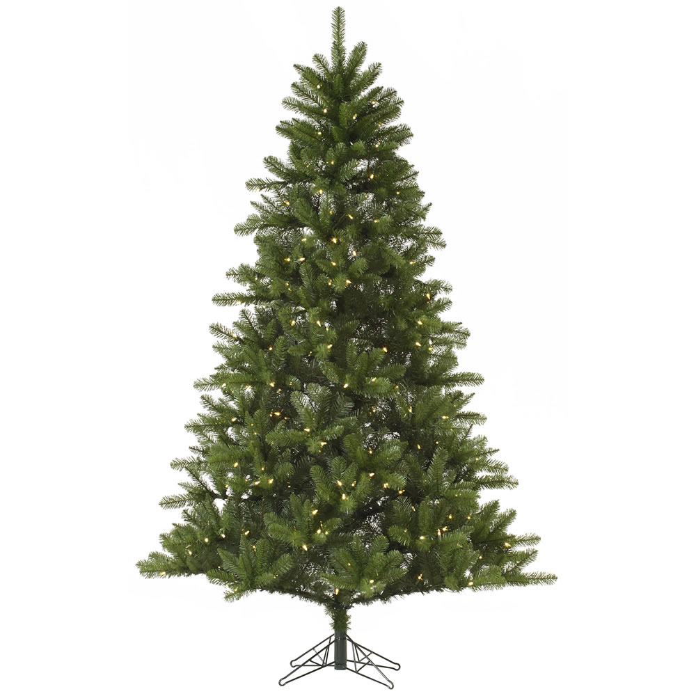 Vickerman 7 x 56 Prelit Rockwell Spruce Artificial Christmas Tree