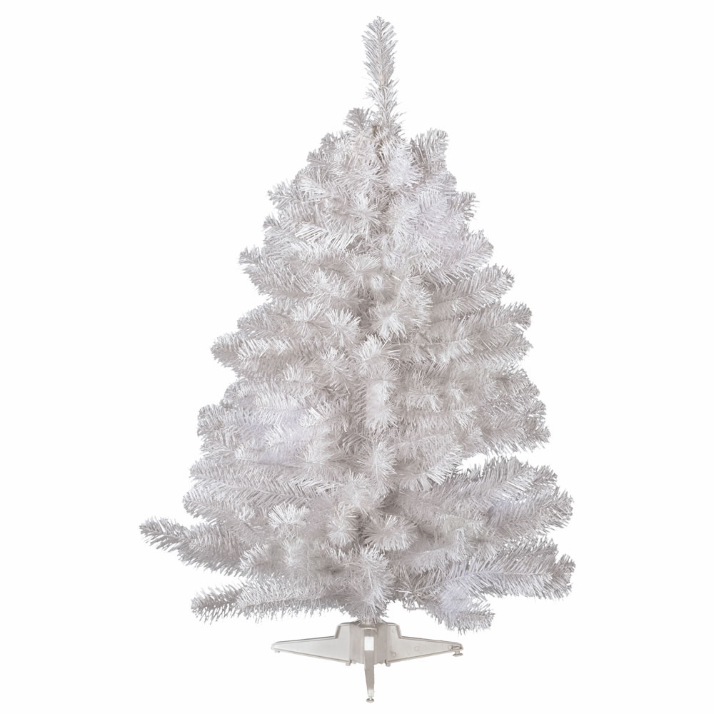 Vickerman 2' x 16" Crystal White Spruce Artificial Christmas Tree