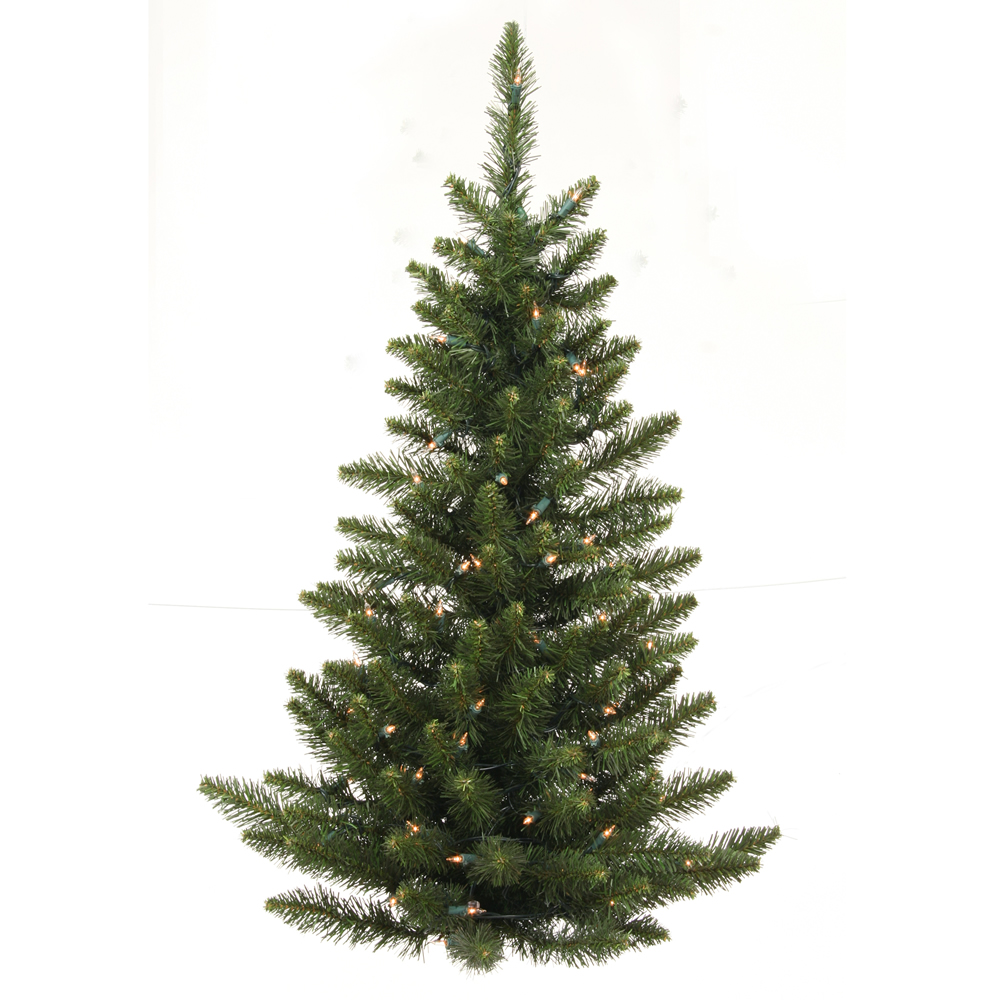 Vickerman 3' Camdon Fir Artificial Christmas Wall Tree with 50 Warm White LED Lights