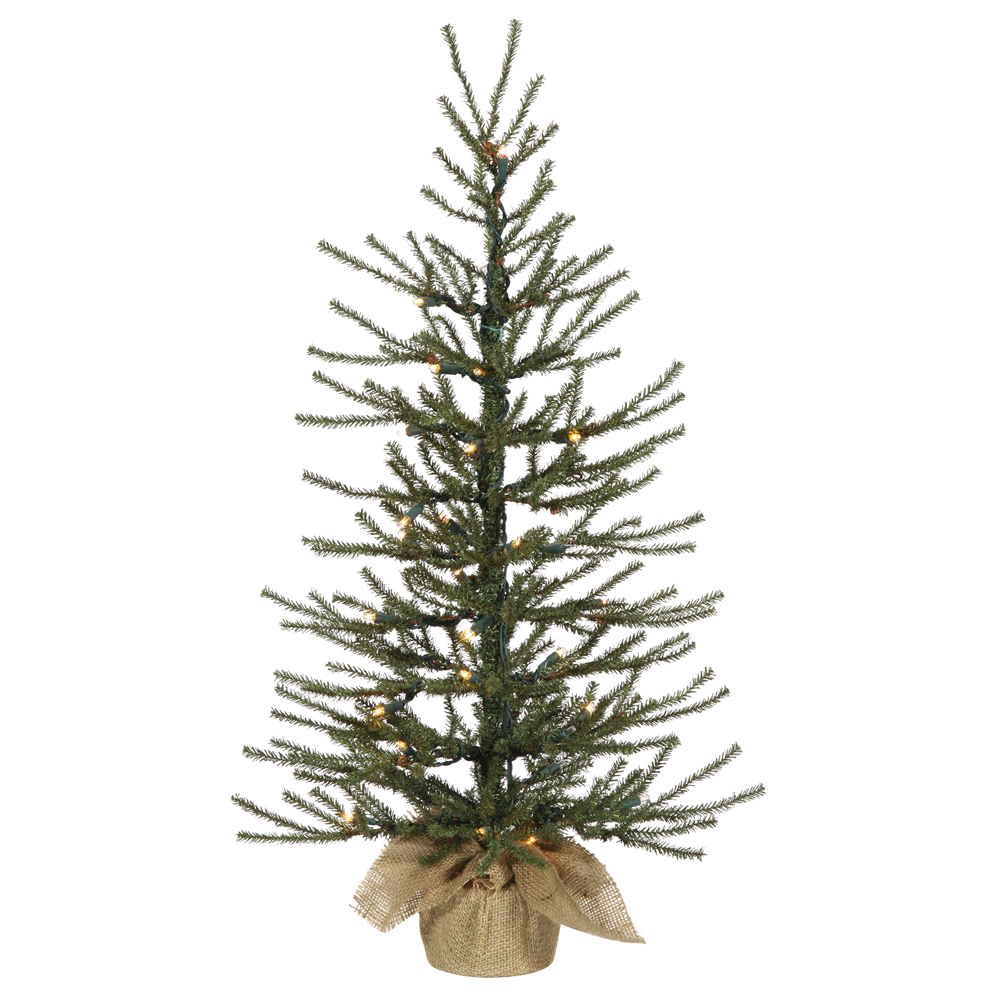 Vickerman 24" Prelit Angel Pine Artificial Christmas Tree with 35 Warm White LED Lights.