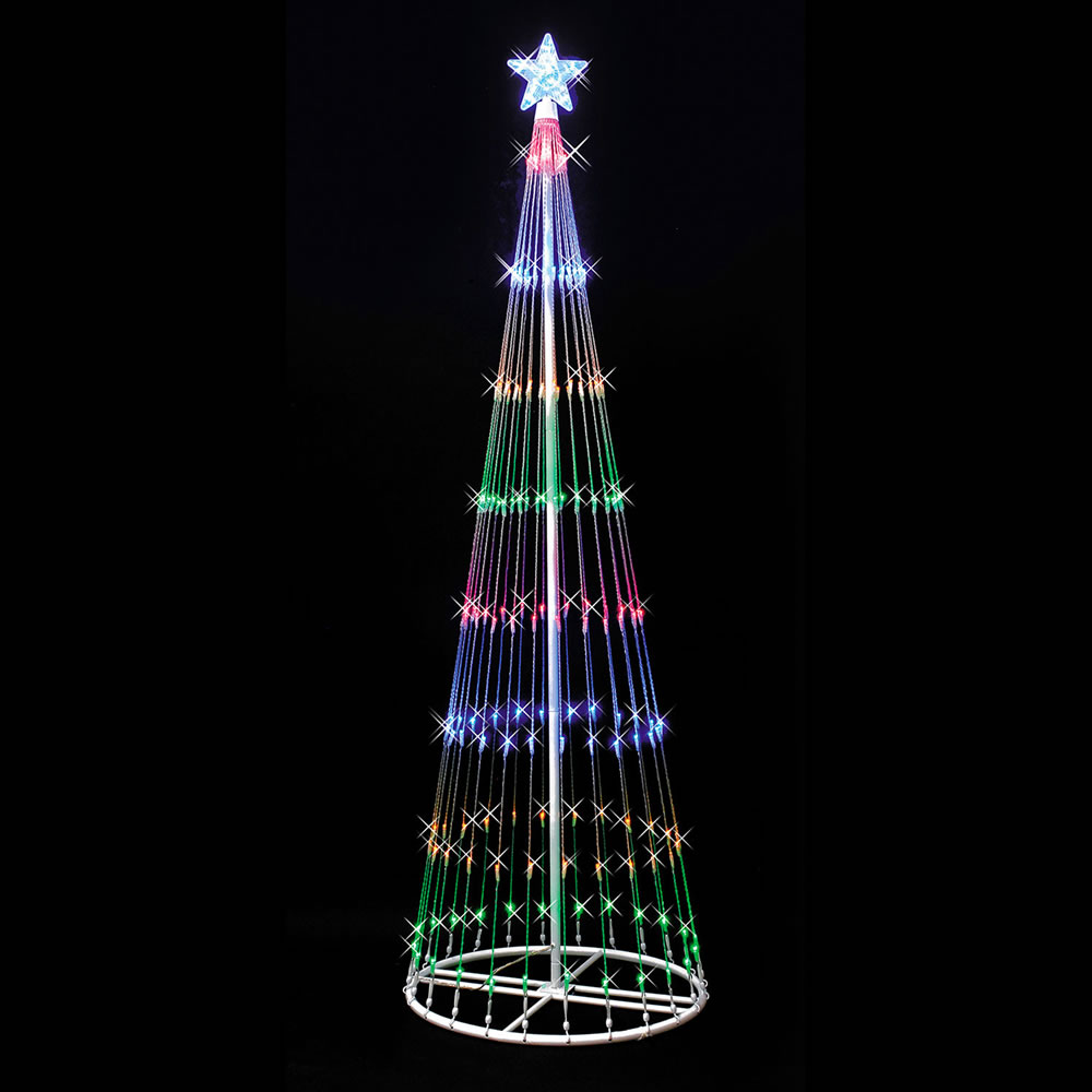 Vickerman 6' Light Show Artificial Christmas Tree