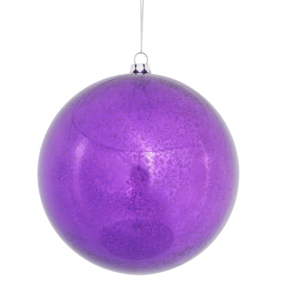 Vickerman 4.75" Gold Shiny Mercury Ball Christmas Ornament 4 per bag