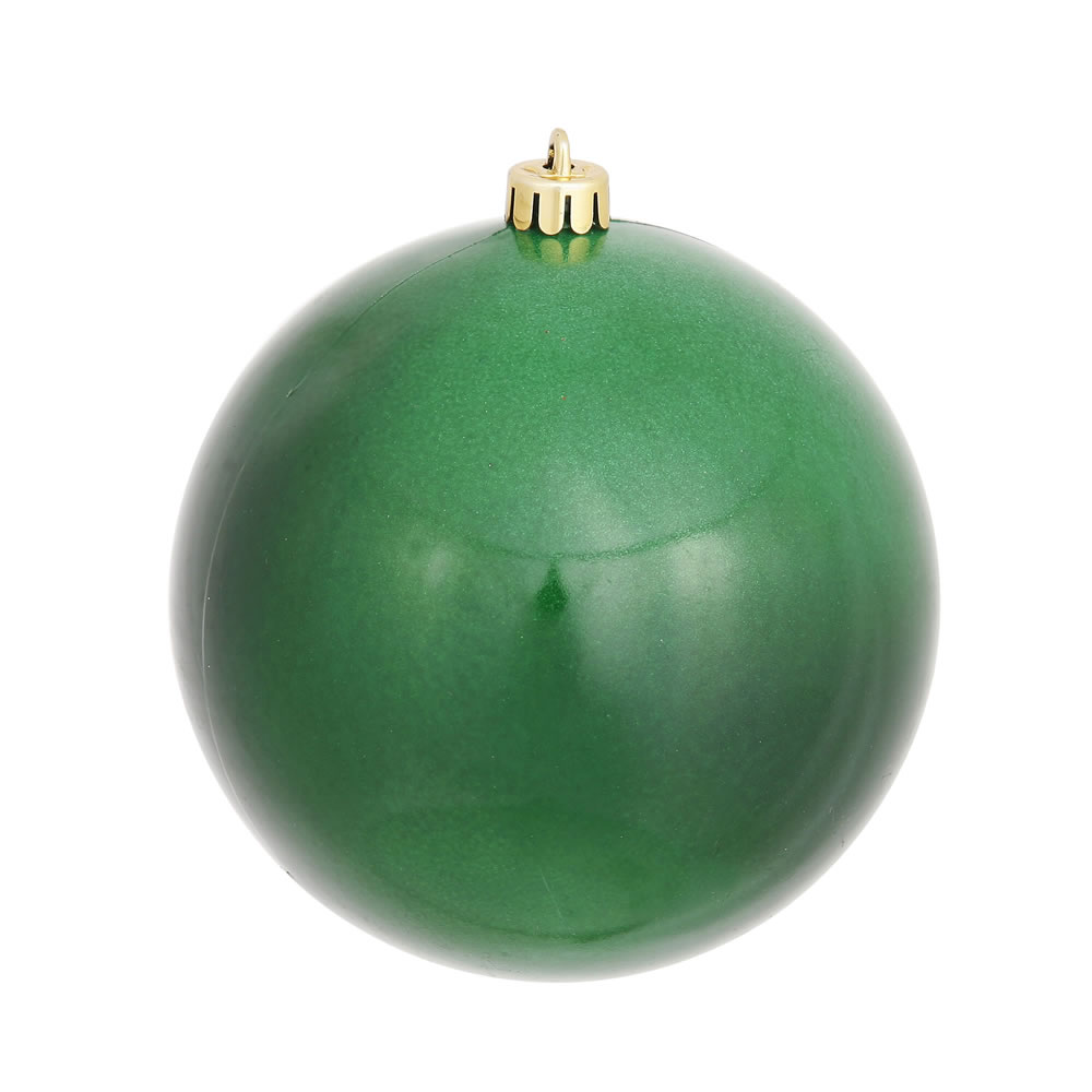 Vickerman 3" Emerald Candy Christmas Ball Ornament 12 per Bag